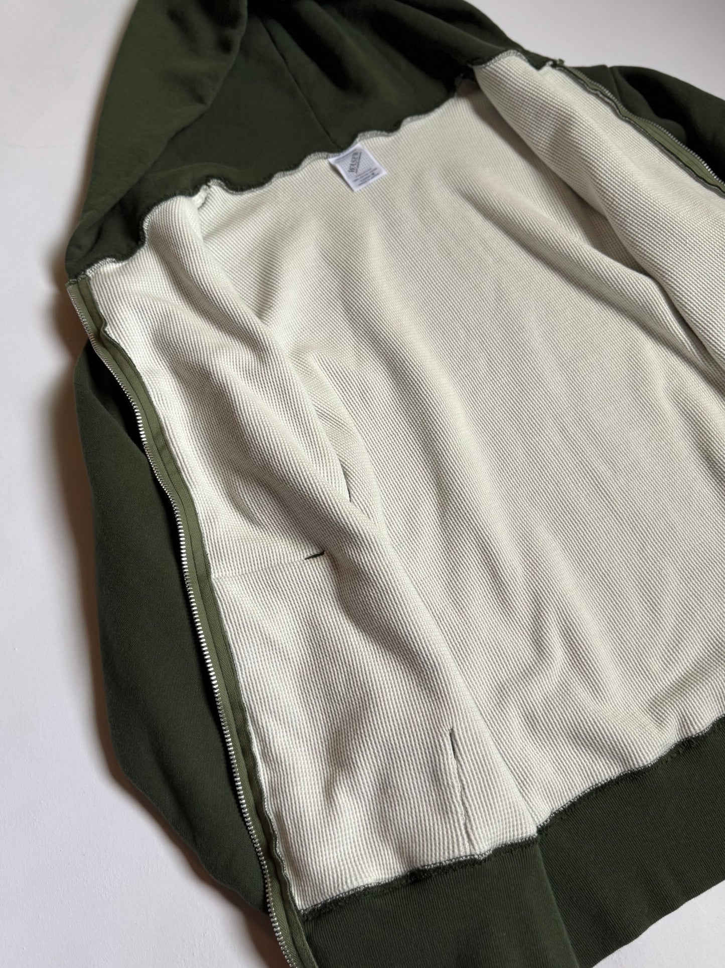 WASEW - TWO FACE ZIP HOODIE