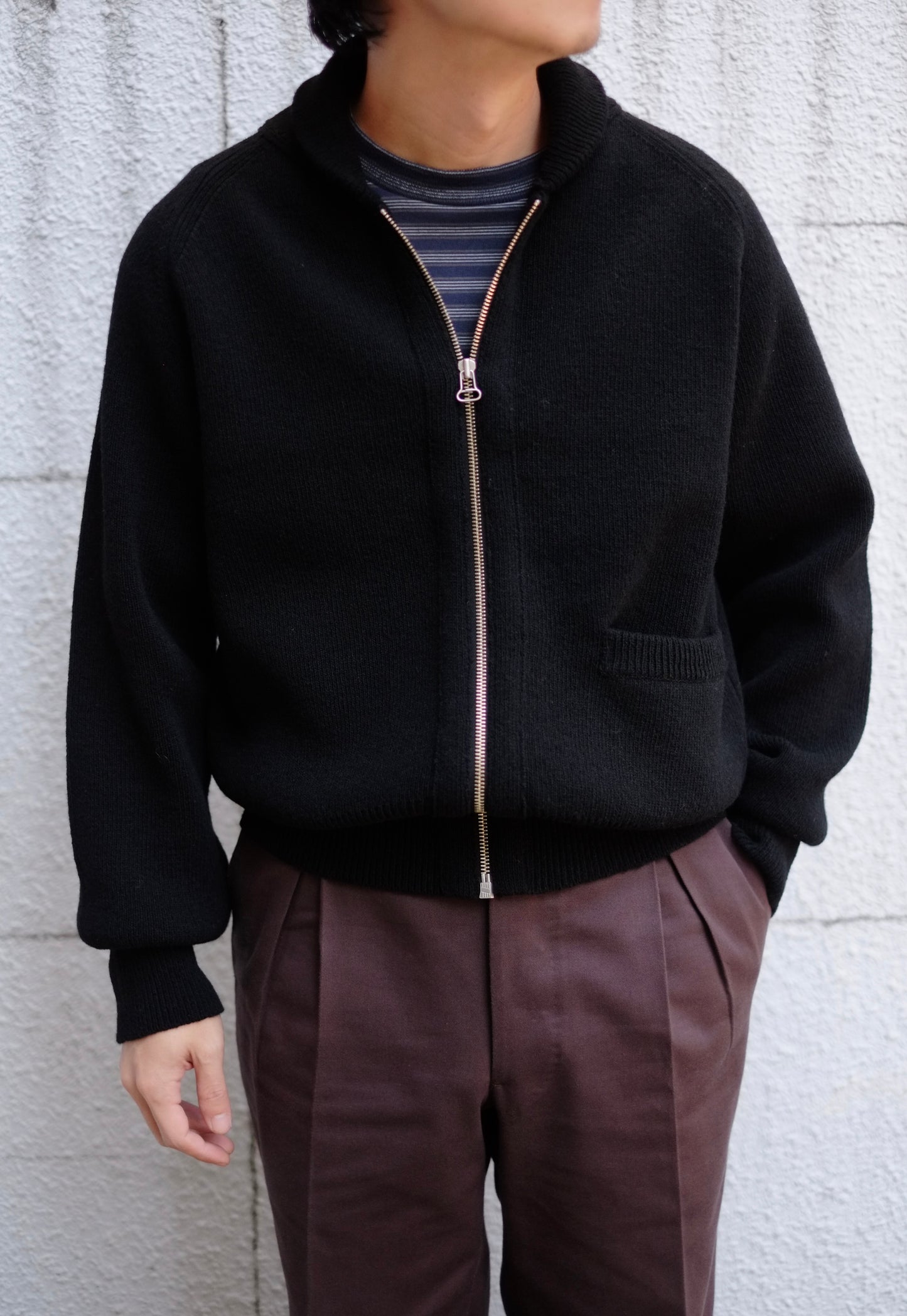 slopeslow / スロープスロー "type C-2 Hard twist shetland wool”