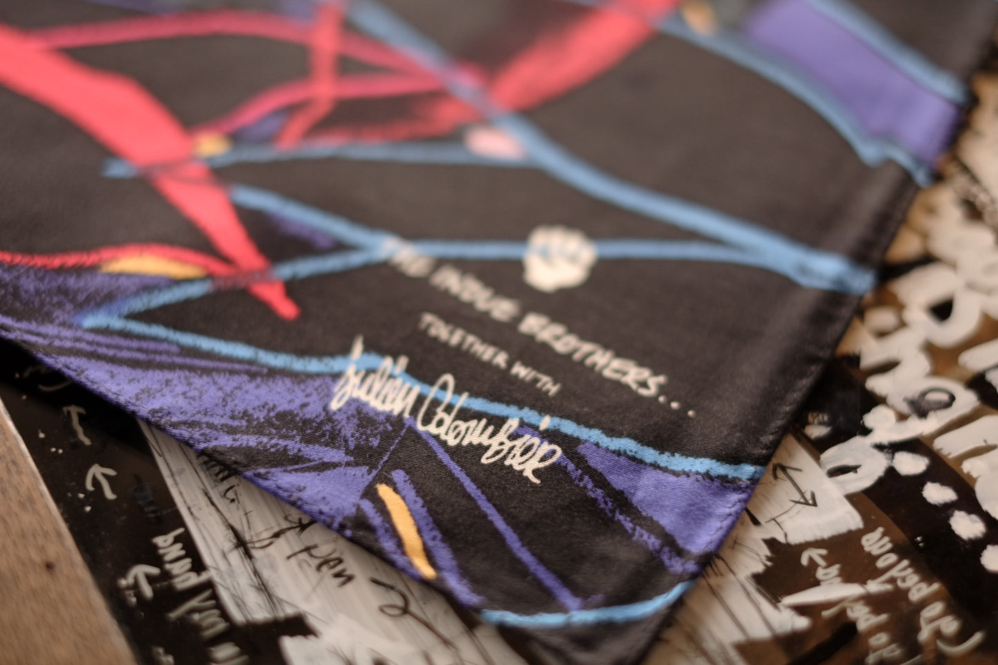 The Inoue Brothers / イノウエブラザーズ"JULIEN COLOMBIER VERTICAL SOFT Scarf Small"