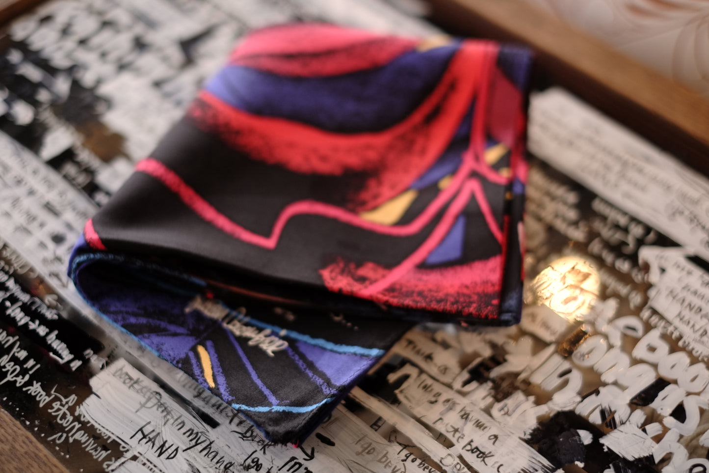 The Inoue Brothers / イノウエブラザーズ"JULIEN COLOMBIER VERTICAL SOFT Scarf Small"