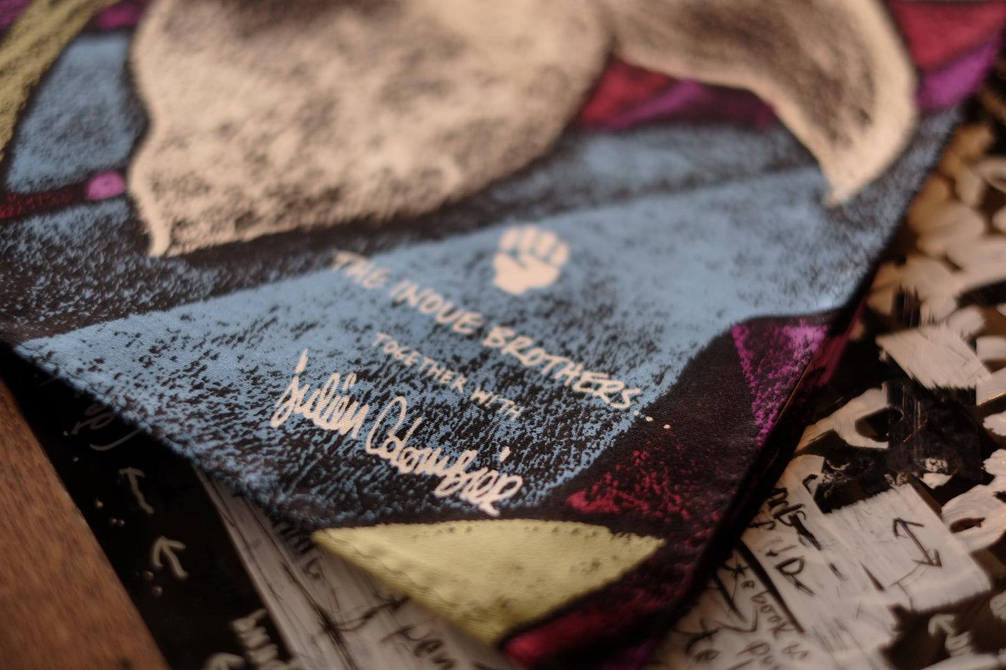 The Inoue Brothers / イノウエブラザーズ"JULIEN COLOMBIER LET IT FLOW Scarf Small"