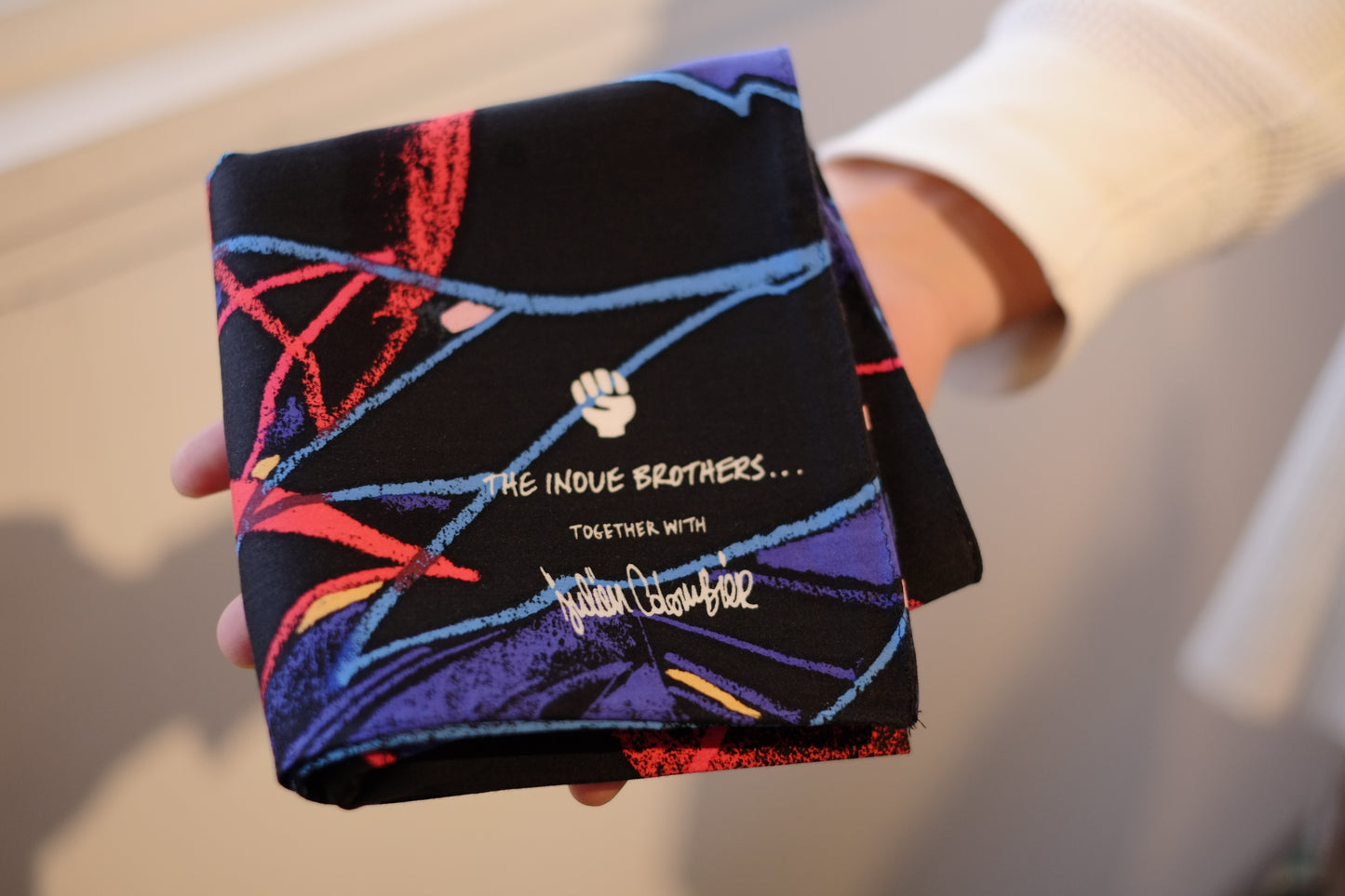 The Inoue Brothers / イノウエブラザーズ"JULIEN COLOMBIER VERTICAL SOFT Scarf Small"