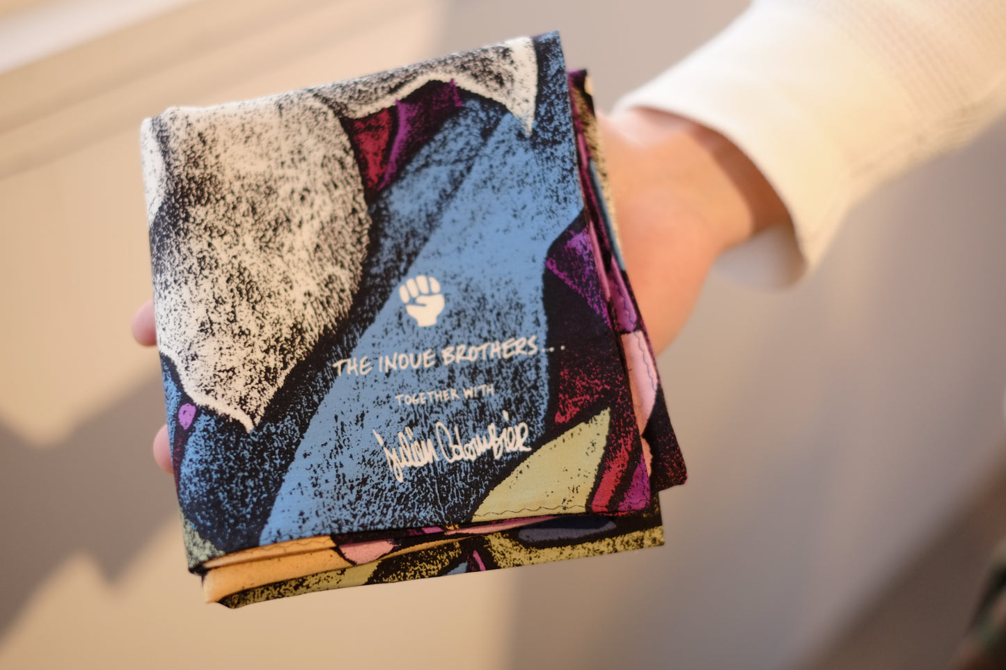 The Inoue Brothers / イノウエブラザーズ"JULIEN COLOMBIER LET IT FLOW Scarf Small"