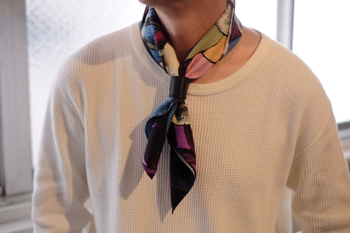 The Inoue Brothers / イノウエブラザーズ"JULIEN COLOMBIER LET IT FLOW Scarf Small"