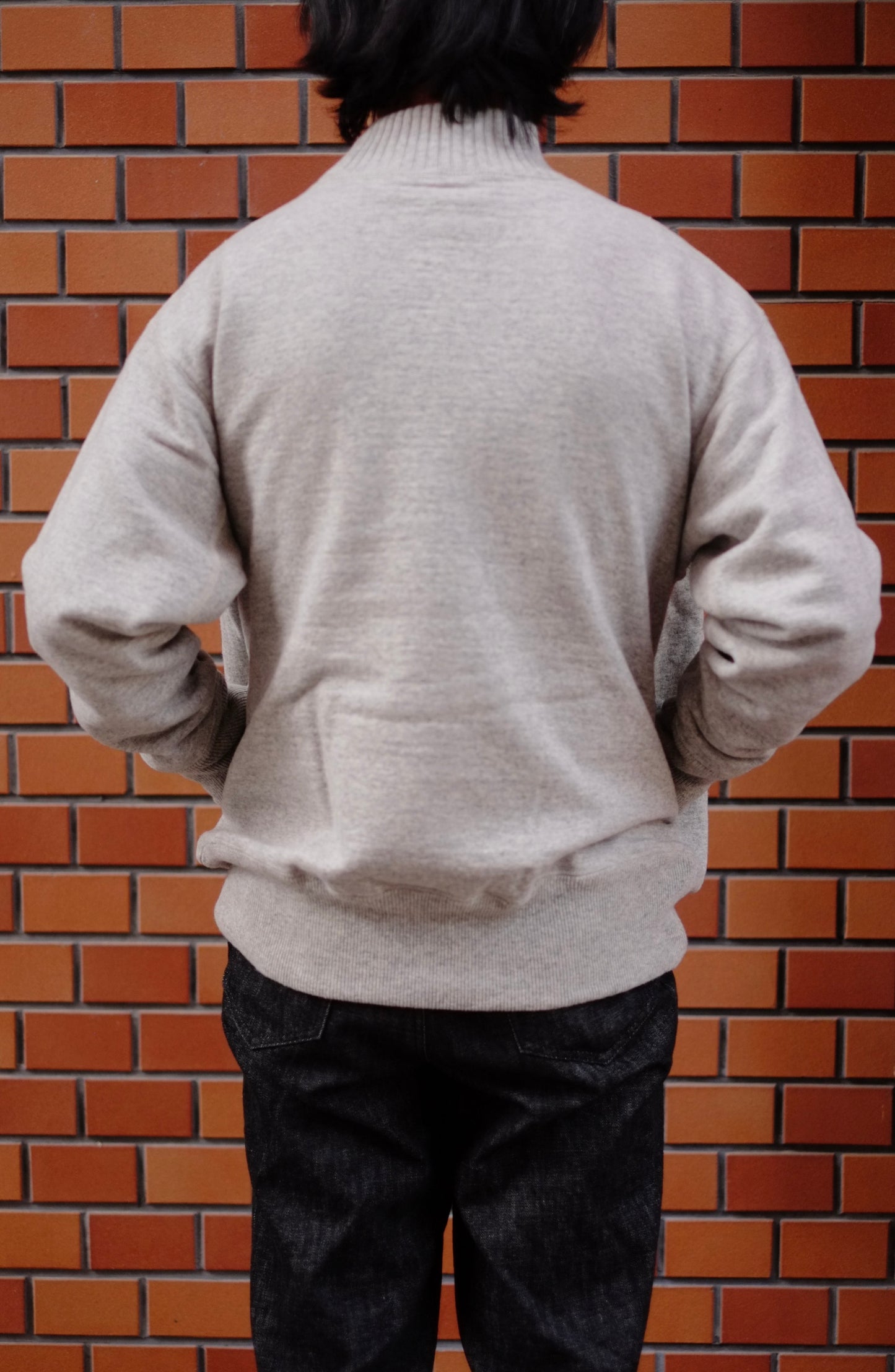 slopeslow / スロープスロー "turtle neck sweatshirt”