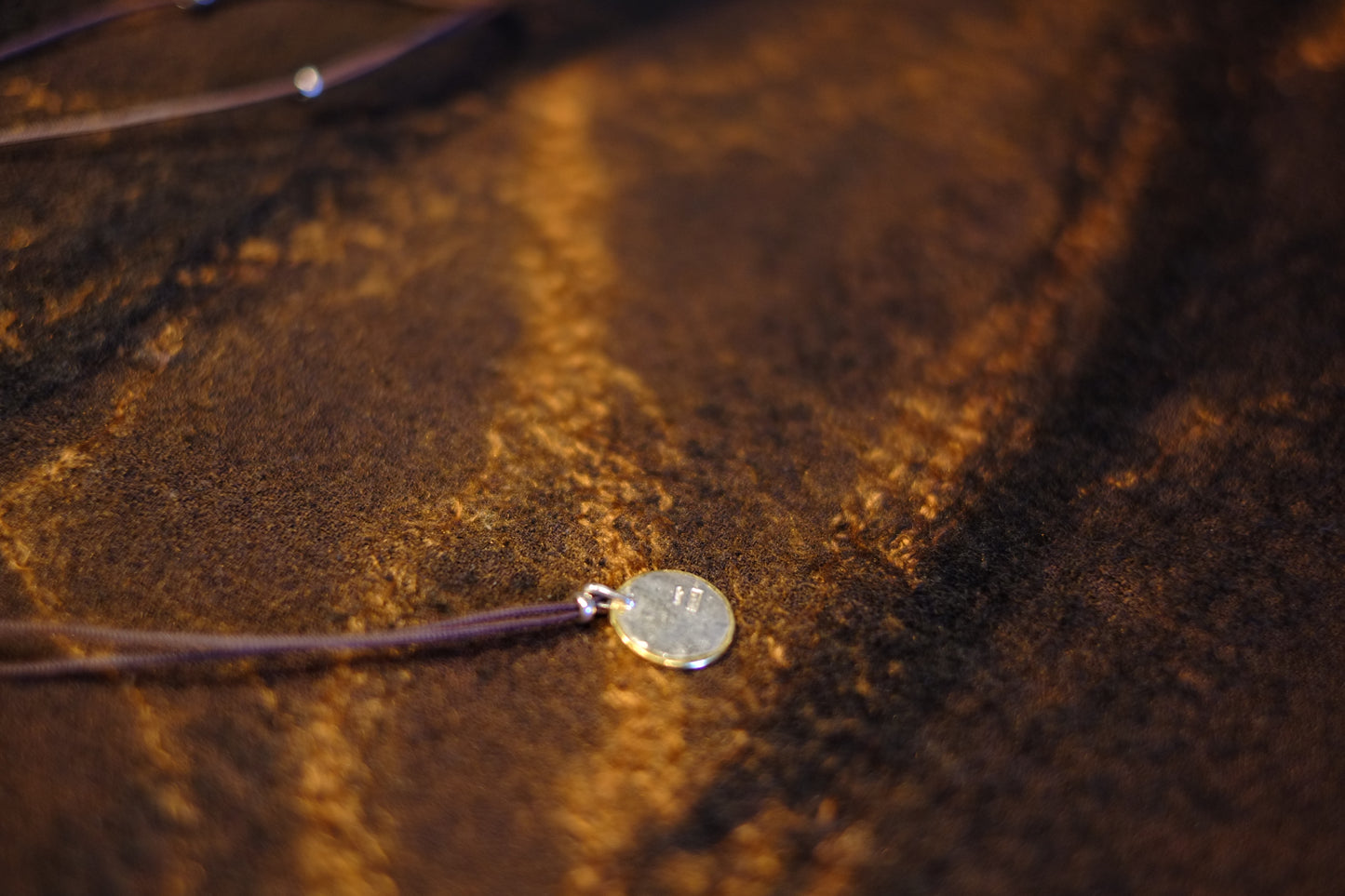 Taupe D motoike / "Island Cord Necklace”