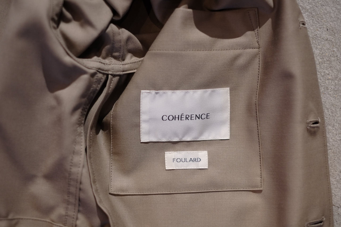 25SS COHERENCE / コヒーレンス FOULARD / フラール "VERNON-D"