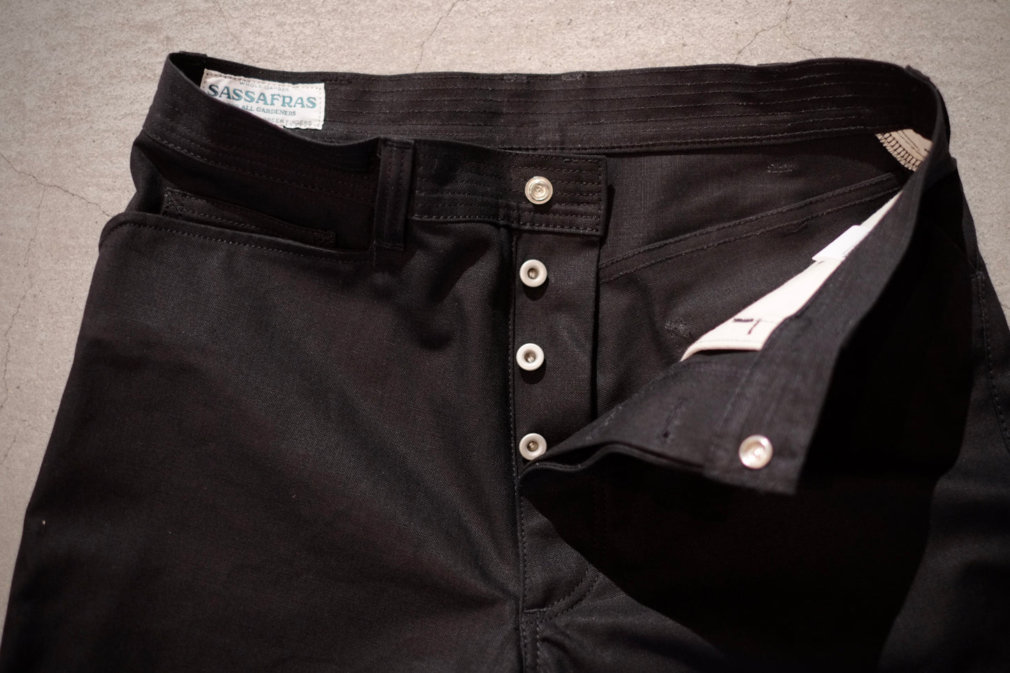 25SS SASSAFRAS / ササフラス "Weeds Digger pants"