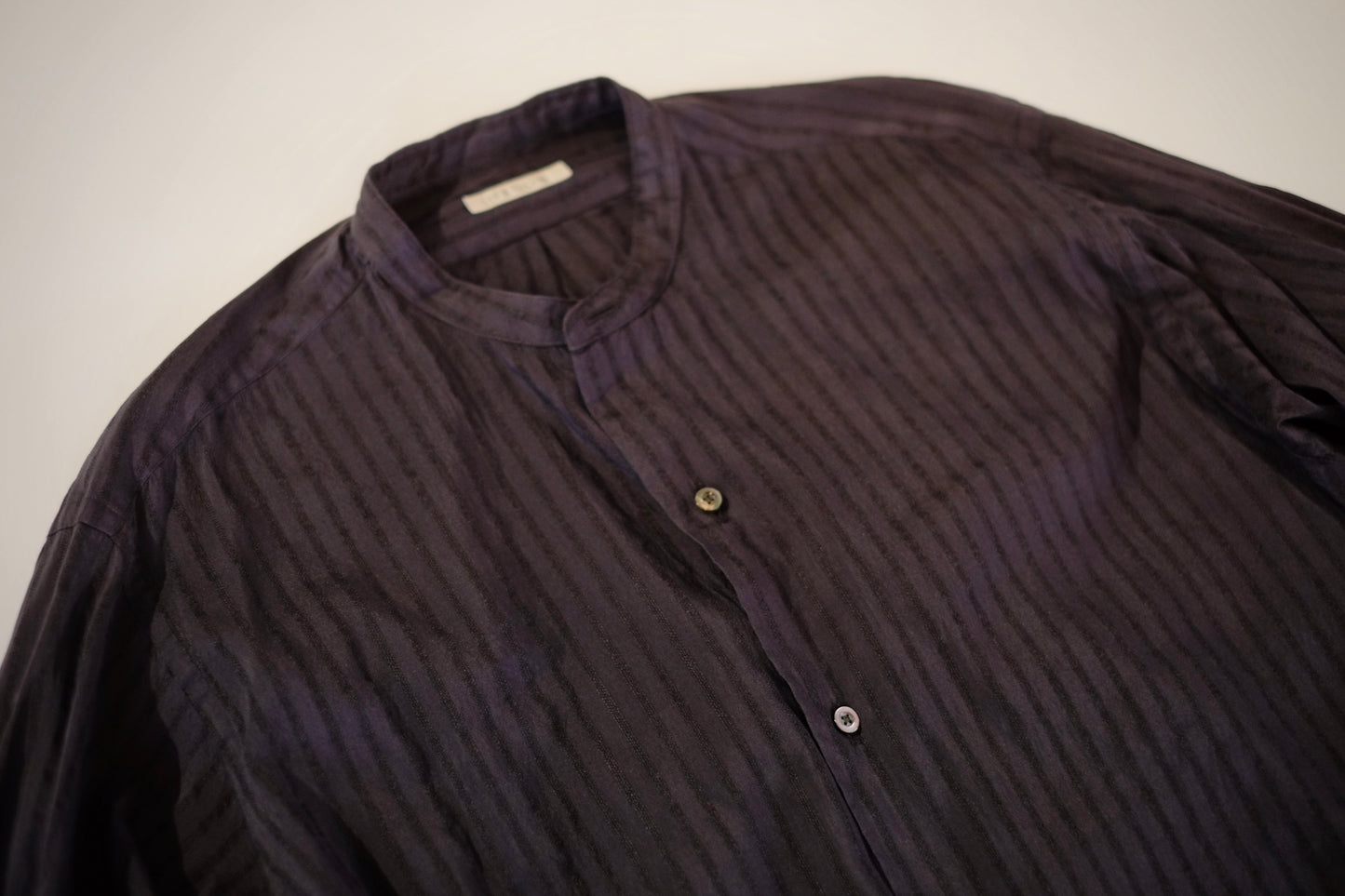 25SS HEUGN / ユーゲン "Morris LINO Silk Jqd / SHIRT104 “