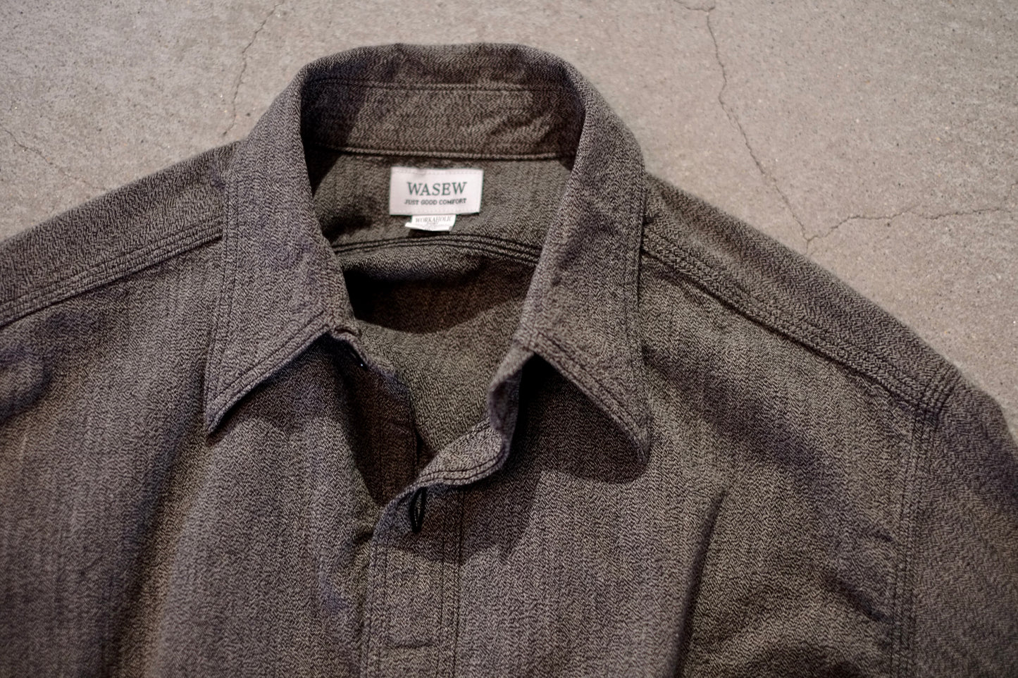 WASEW / ワソー “ WORKAHOLIC WITHOUT POCKET”