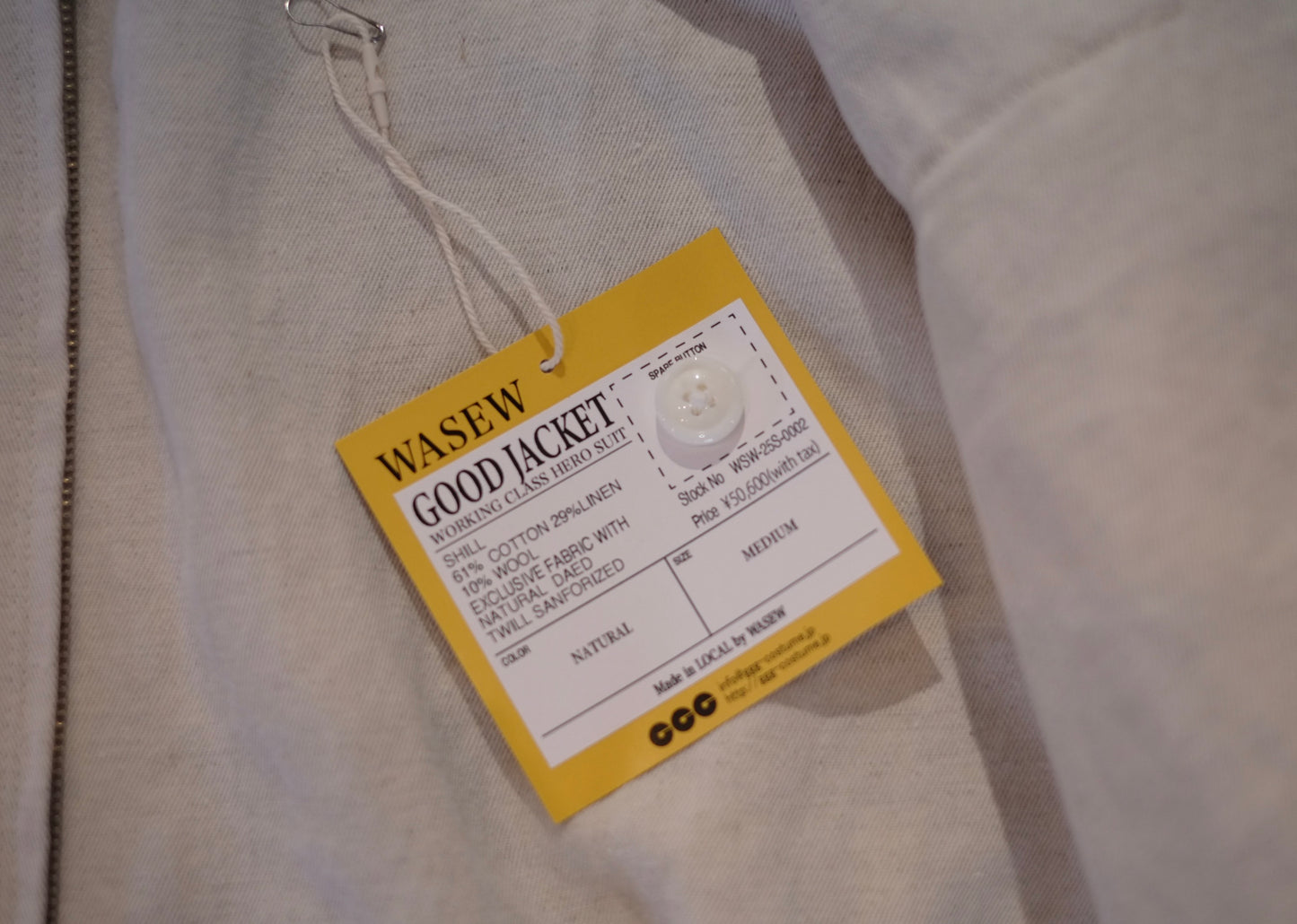 25SS WASEW / ワソー "GOOD JACKET"