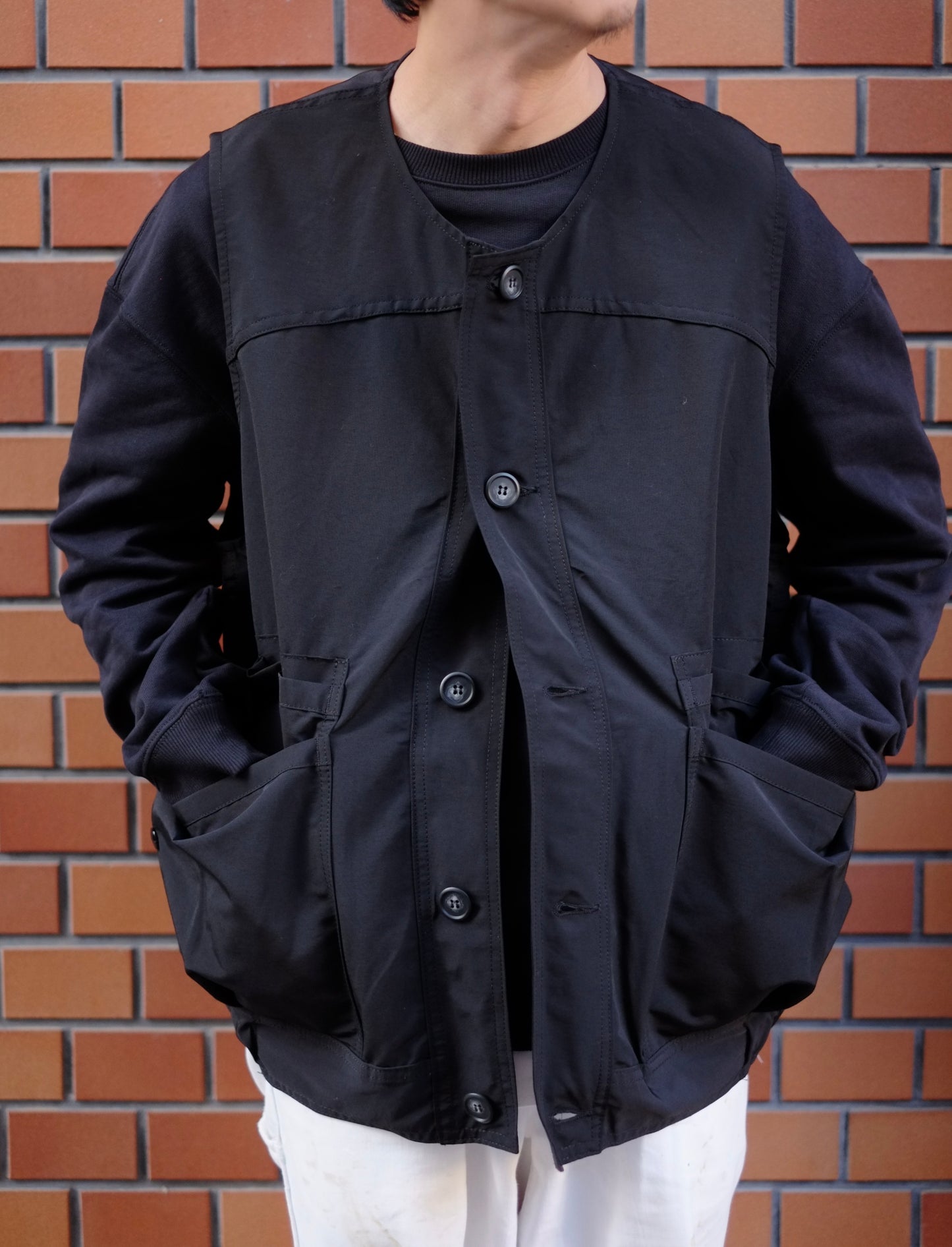 SASSAFRAS / ササフラス "Overgrown Hiker vest"