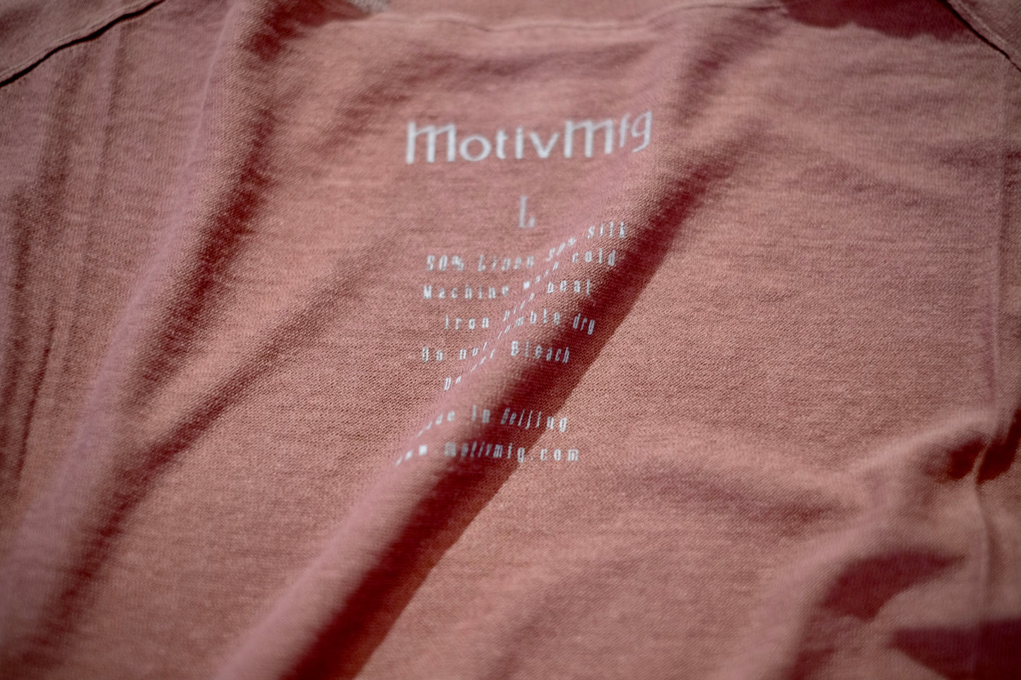 25SS Motiv mfg - シルクリネンTシャツ
