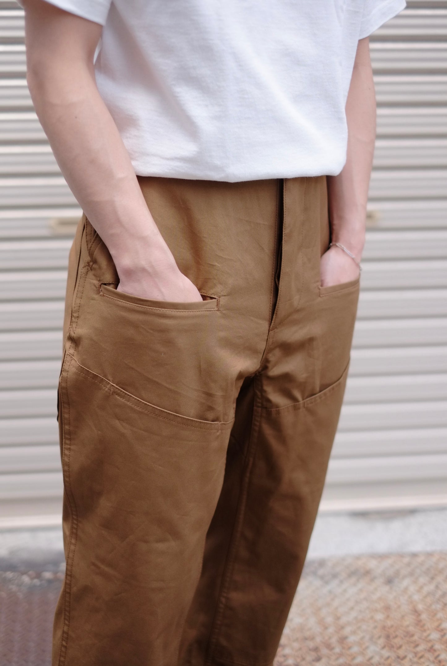 25SS SASSAFRAS - 4/5丈パンツ