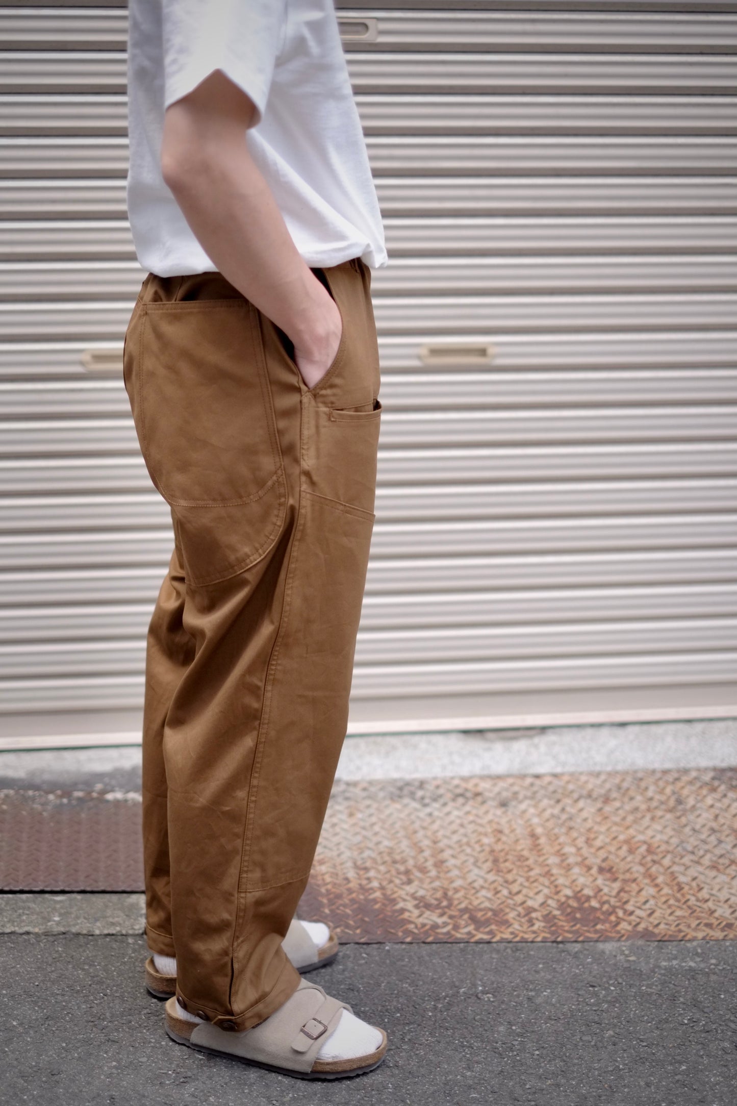 25SS SASSAFRAS - 4/5丈パンツ