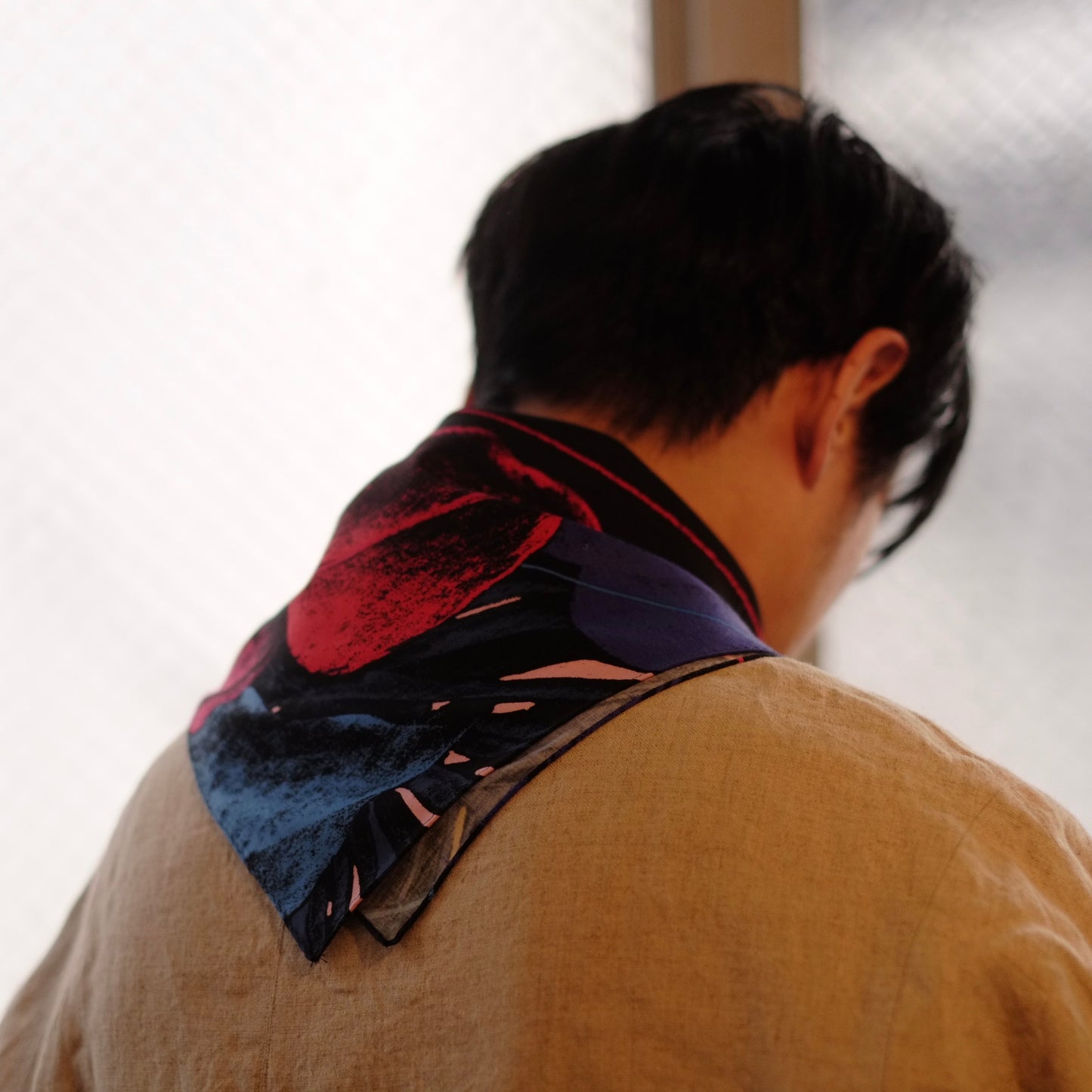 The Inoue Brothers / イノウエブラザーズ"JULIEN COLOMBIER VERTICAL SOFT Scarf Small"