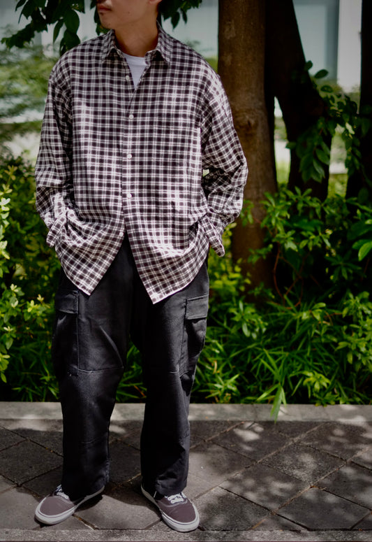 BAUTH - Cotton Silk Check Shirts