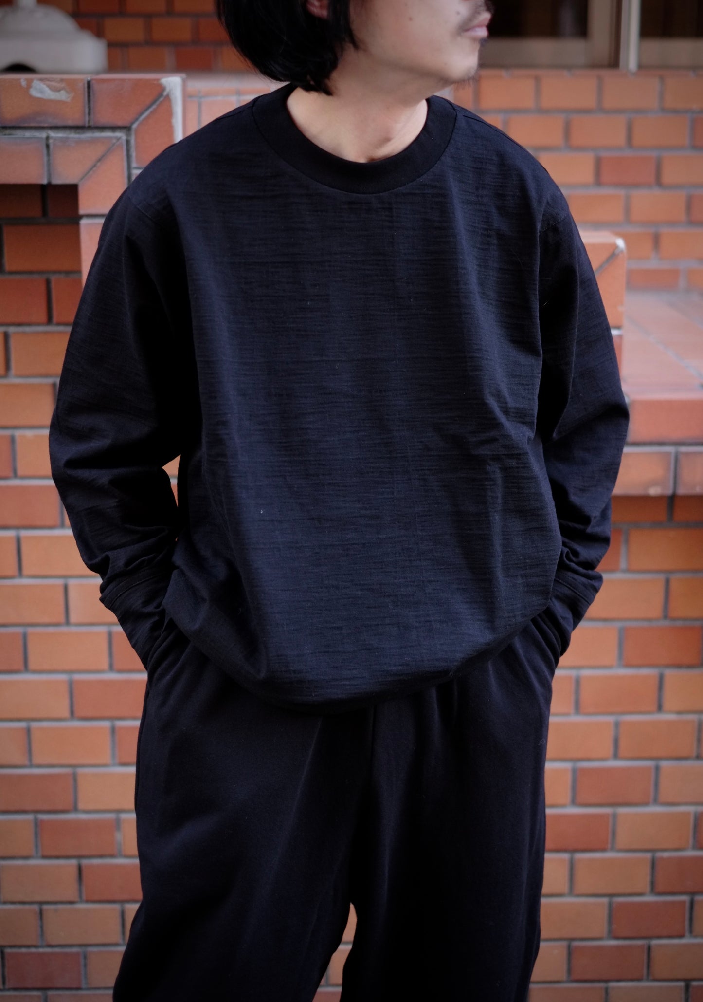 COLLECTION 001 WONDER ROOM/ワンダールーム ”L/S Crewneck Tee”