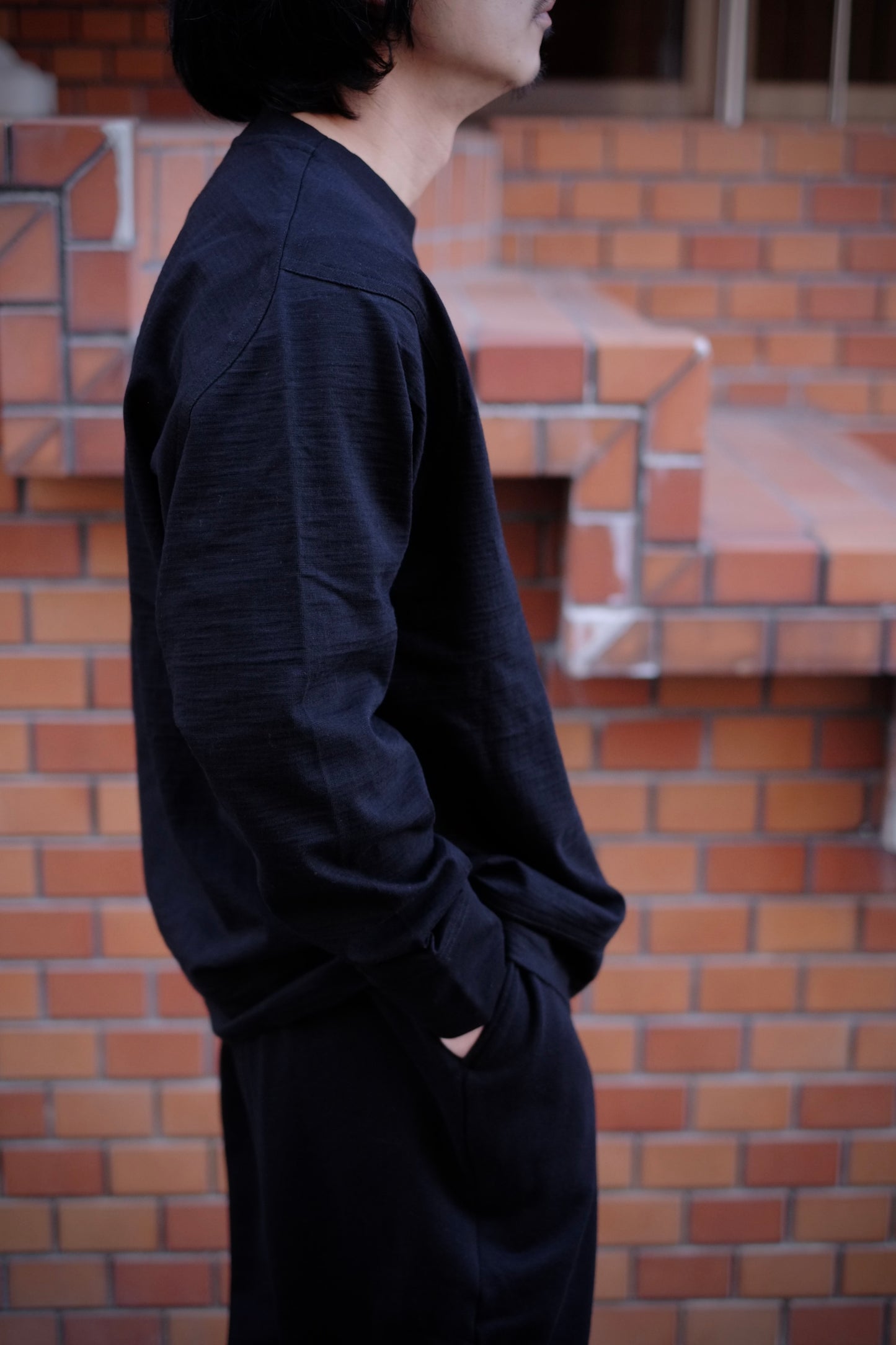 COLLECTION 001 WONDER ROOM/ワンダールーム ”L/S Crewneck Tee”