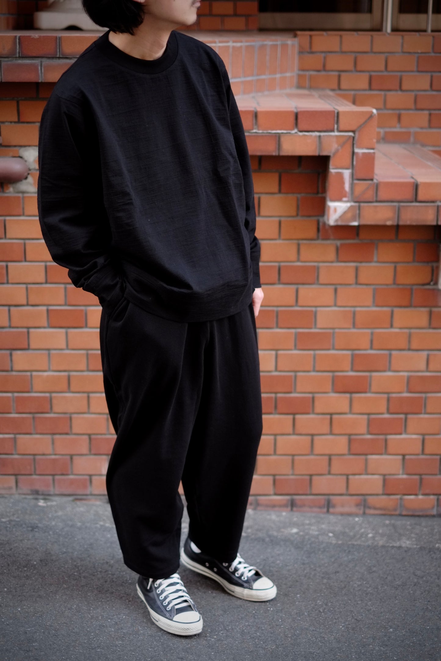 COLLECTION 001 WONDER ROOM/ワンダールーム ”L/S Crewneck Tee”