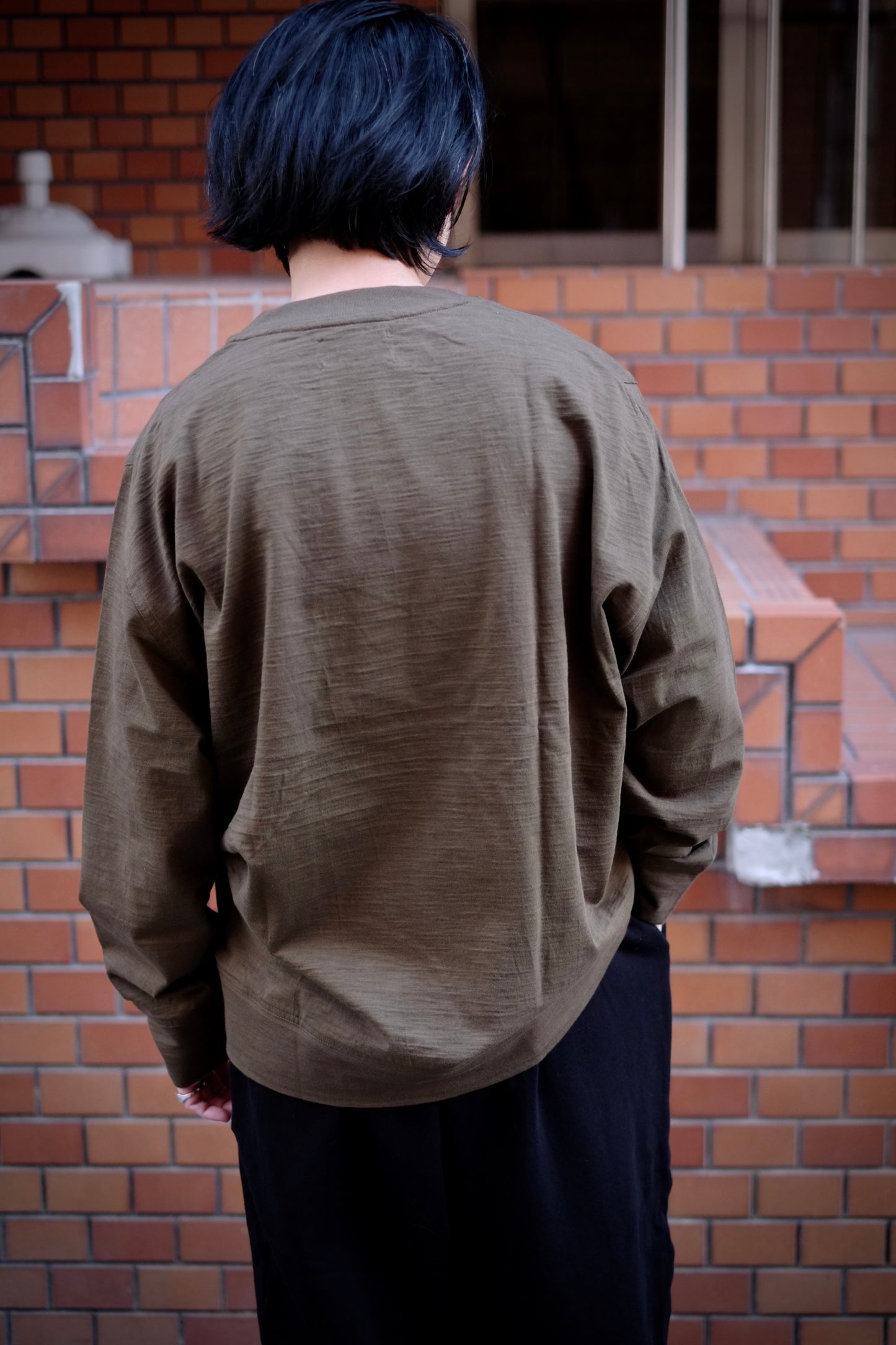 COLLECTION 001 WONDER ROOM/ワンダールーム ”L/S Crewneck Tee”