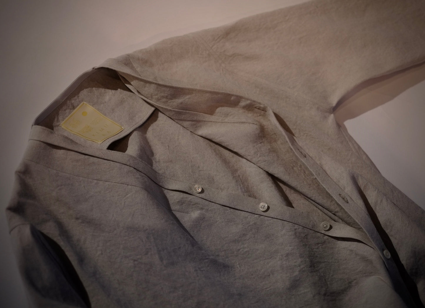 KIMURA / キムラ "Narrowing cardigan Oxford Washed"