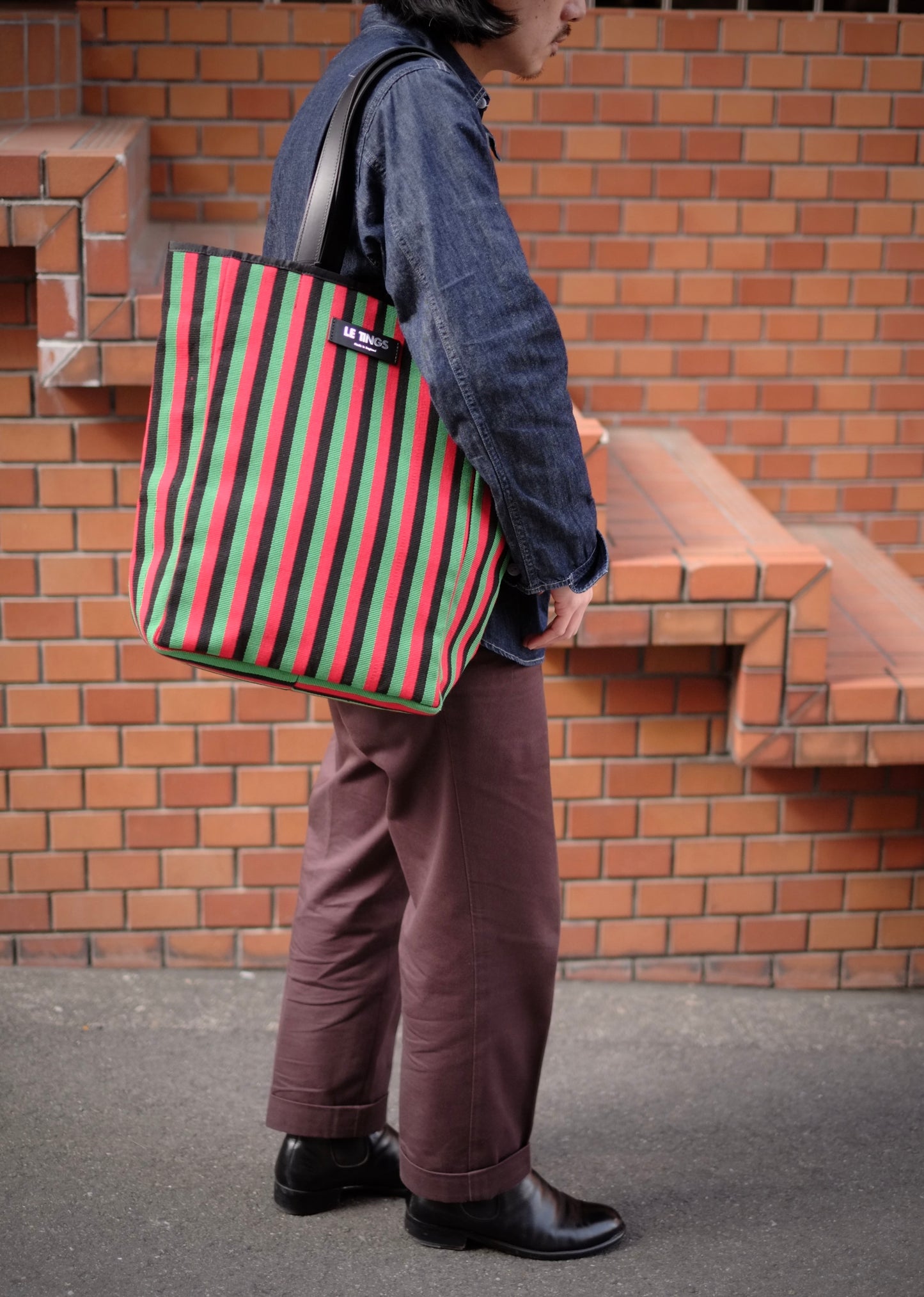 LE TINGS - KENTE TOTE BAG