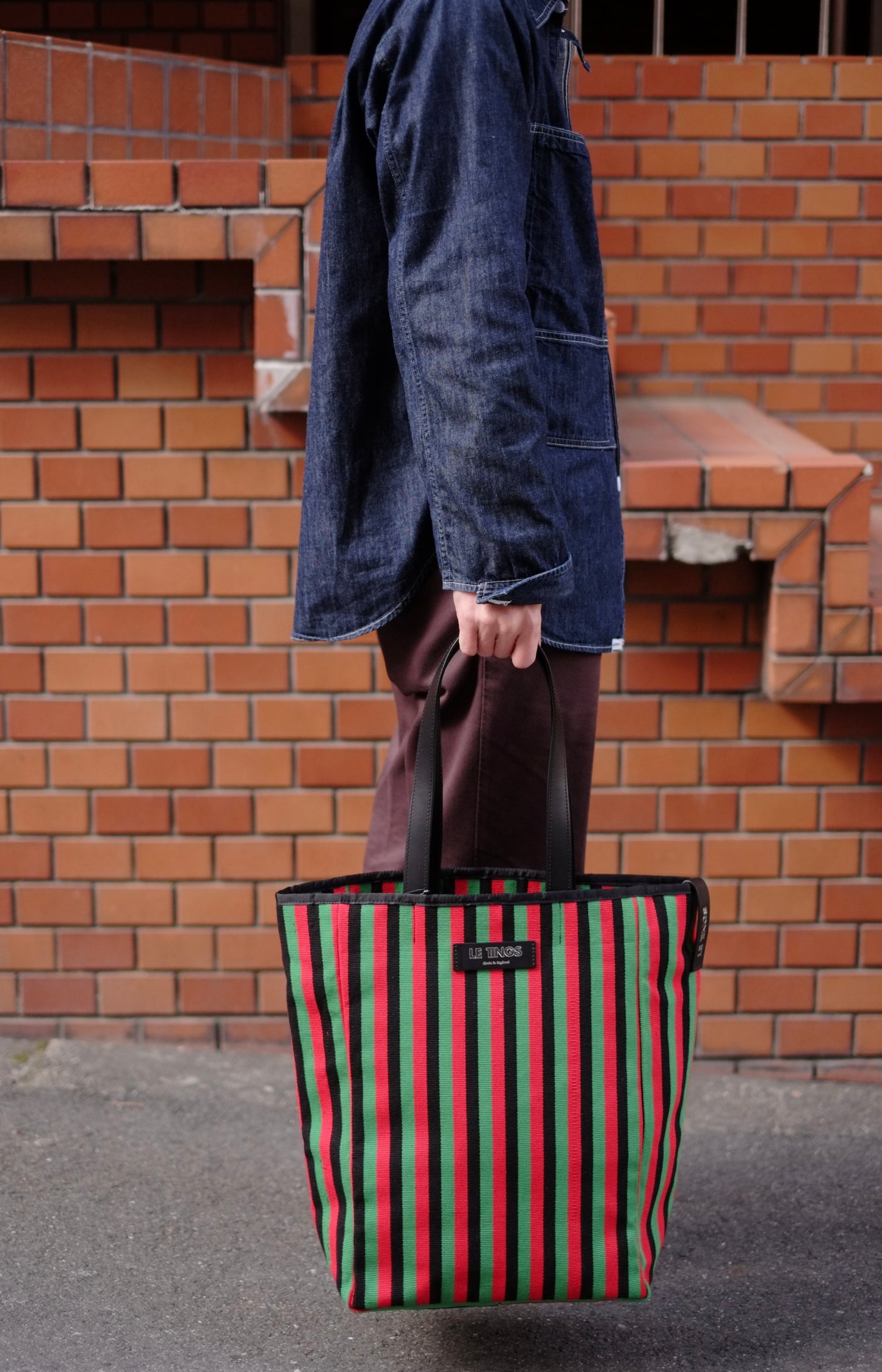 LE TINGS - KENTE TOTE BAG
