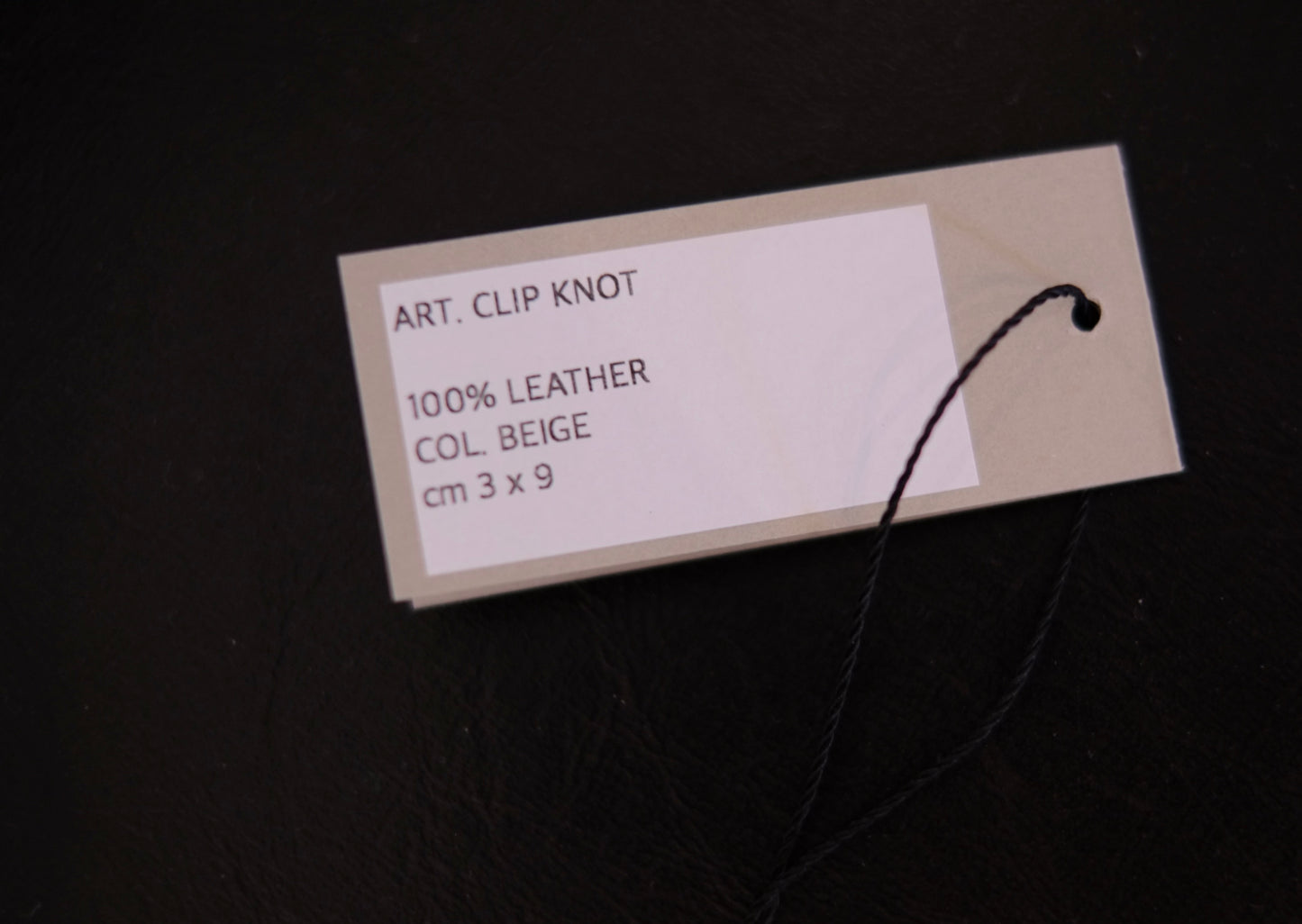 25SS SILVANA MANETTI / シルヴァナマネッティ “CLIP KNOT”