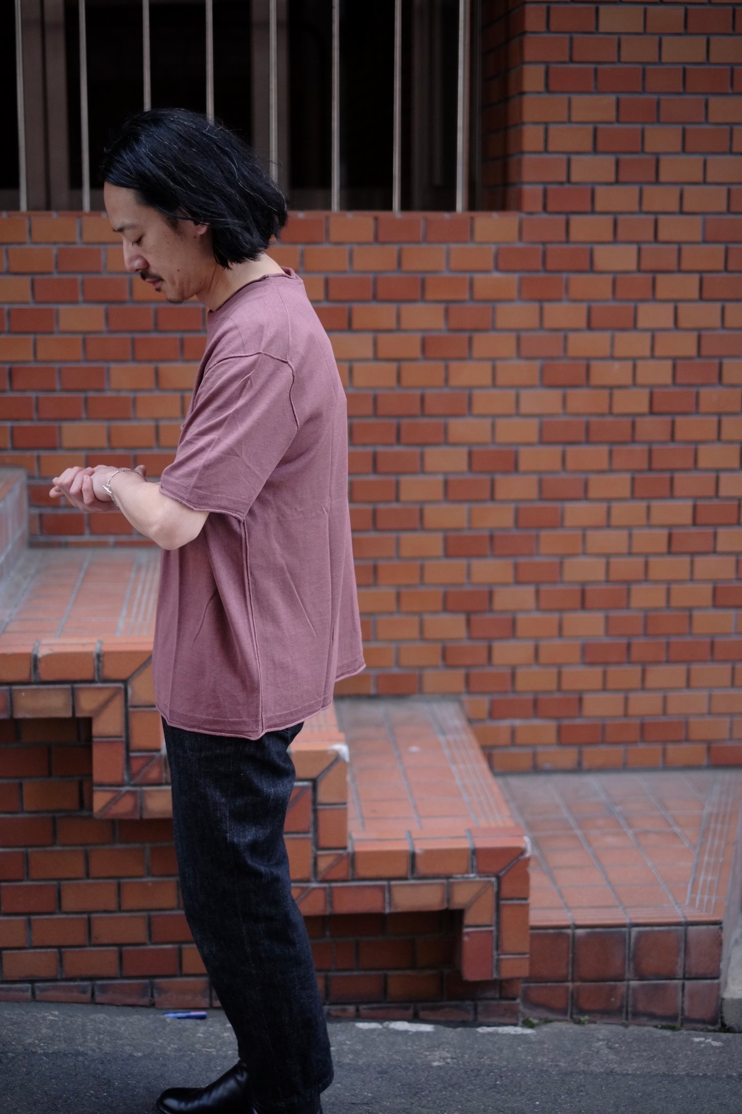 25SS Motiv mfg - シルクリネンTシャツ