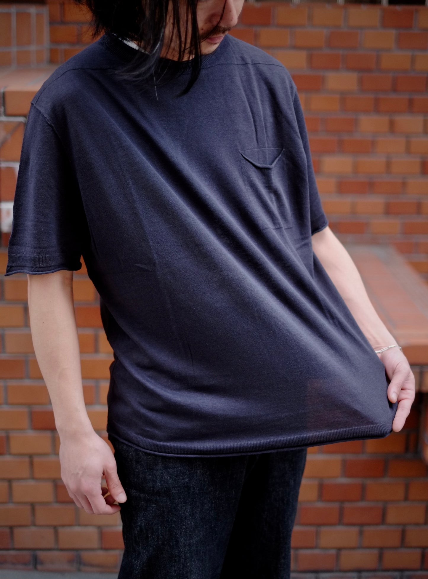 25SS Motiv mfg - シルクリネンTシャツ
