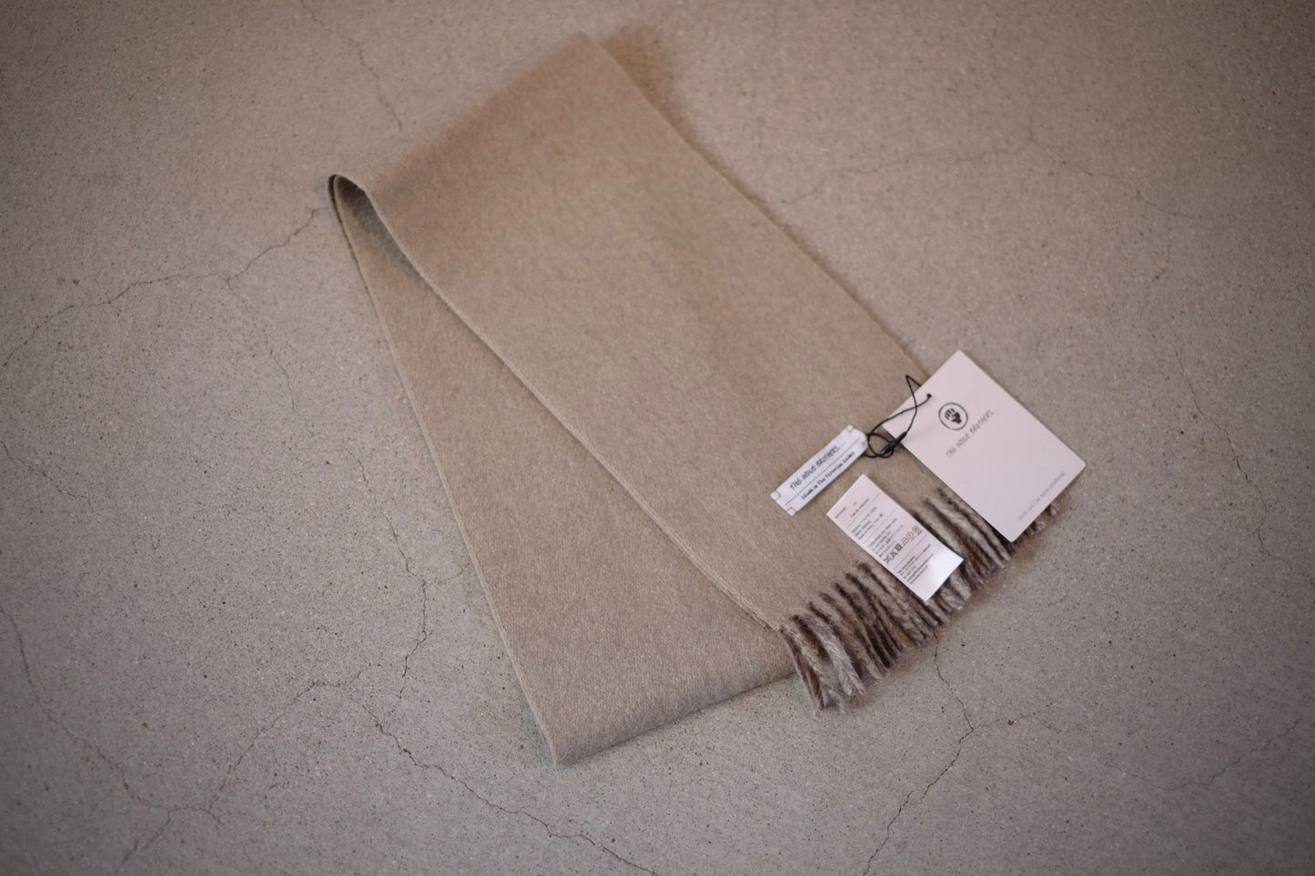 25AW The Inoue Brothers - Two Colour Brushed Neck Scarf