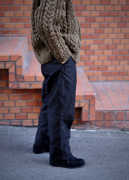 SASSAFRAS - Wheel Barrow Pants(Back Satin)