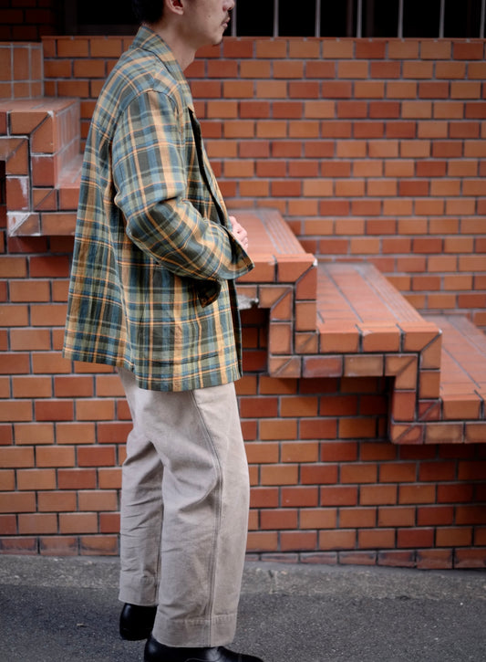 Pelemele - COVERALL JACKET (Twill Check)