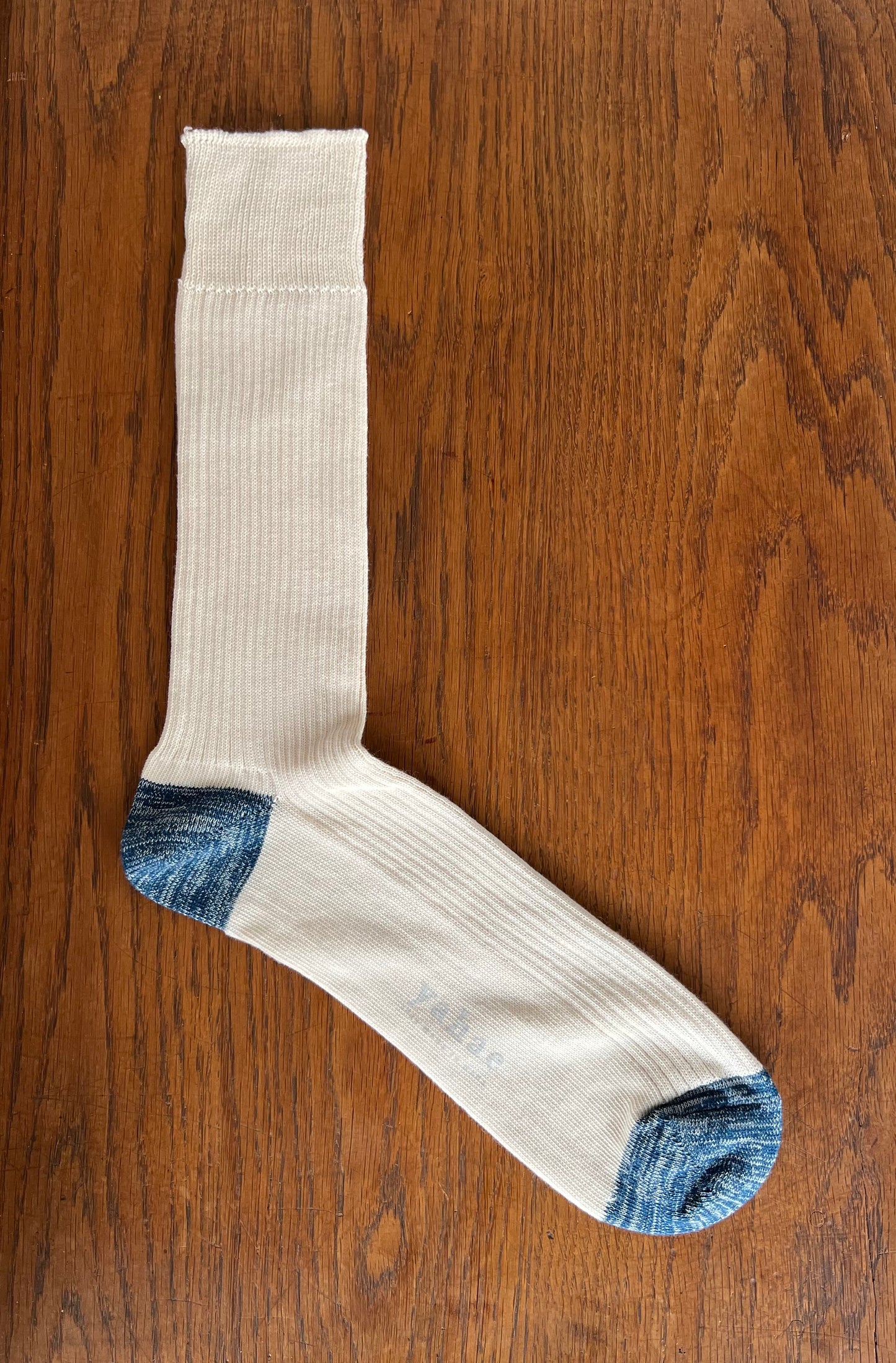 yahae / ヤハエ "ORGANIC COTTON 100% RIBBED SOCKS”