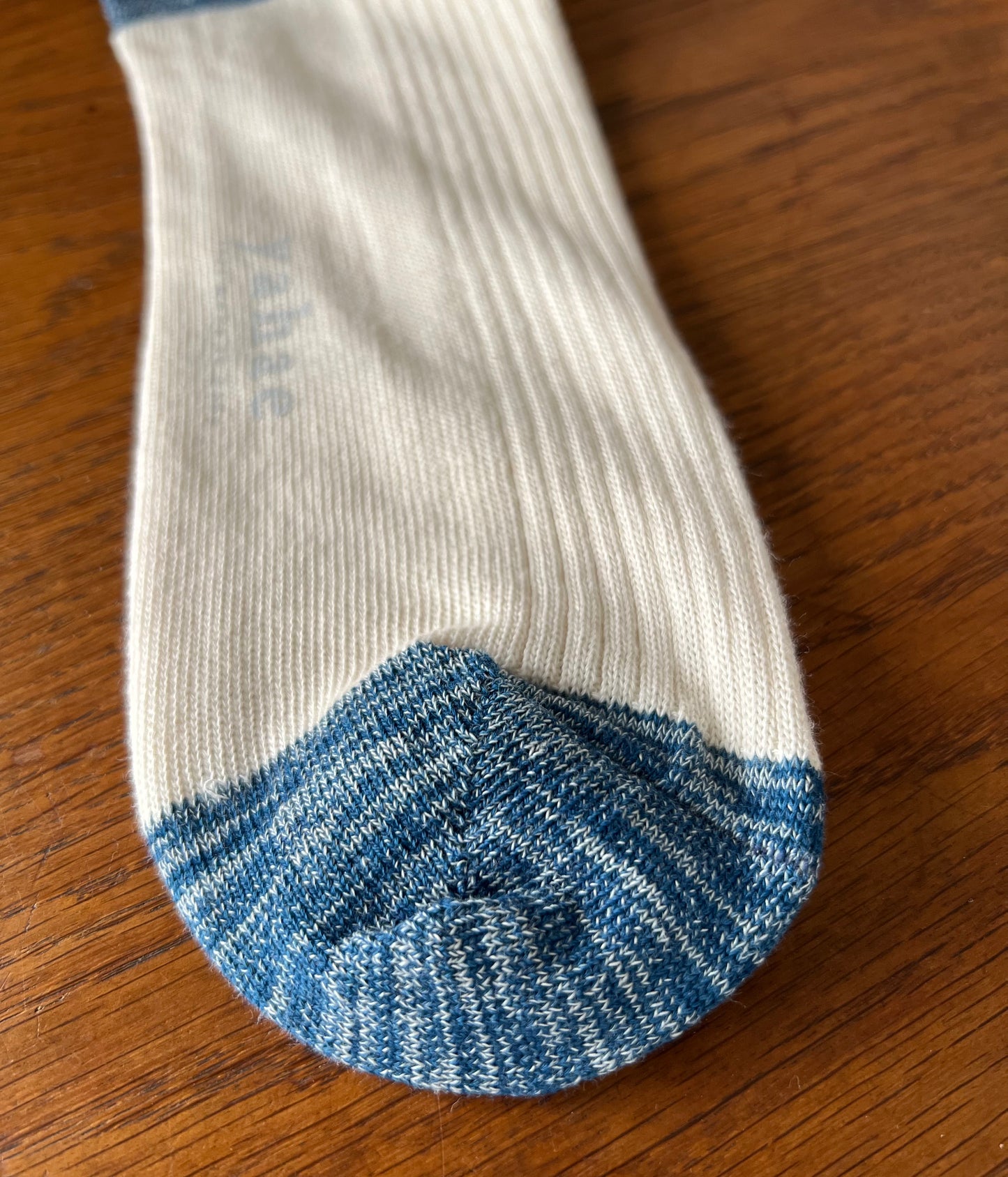 yahae / ヤハエ "ORGANIC COTTON 100% RIBBED SOCKS”