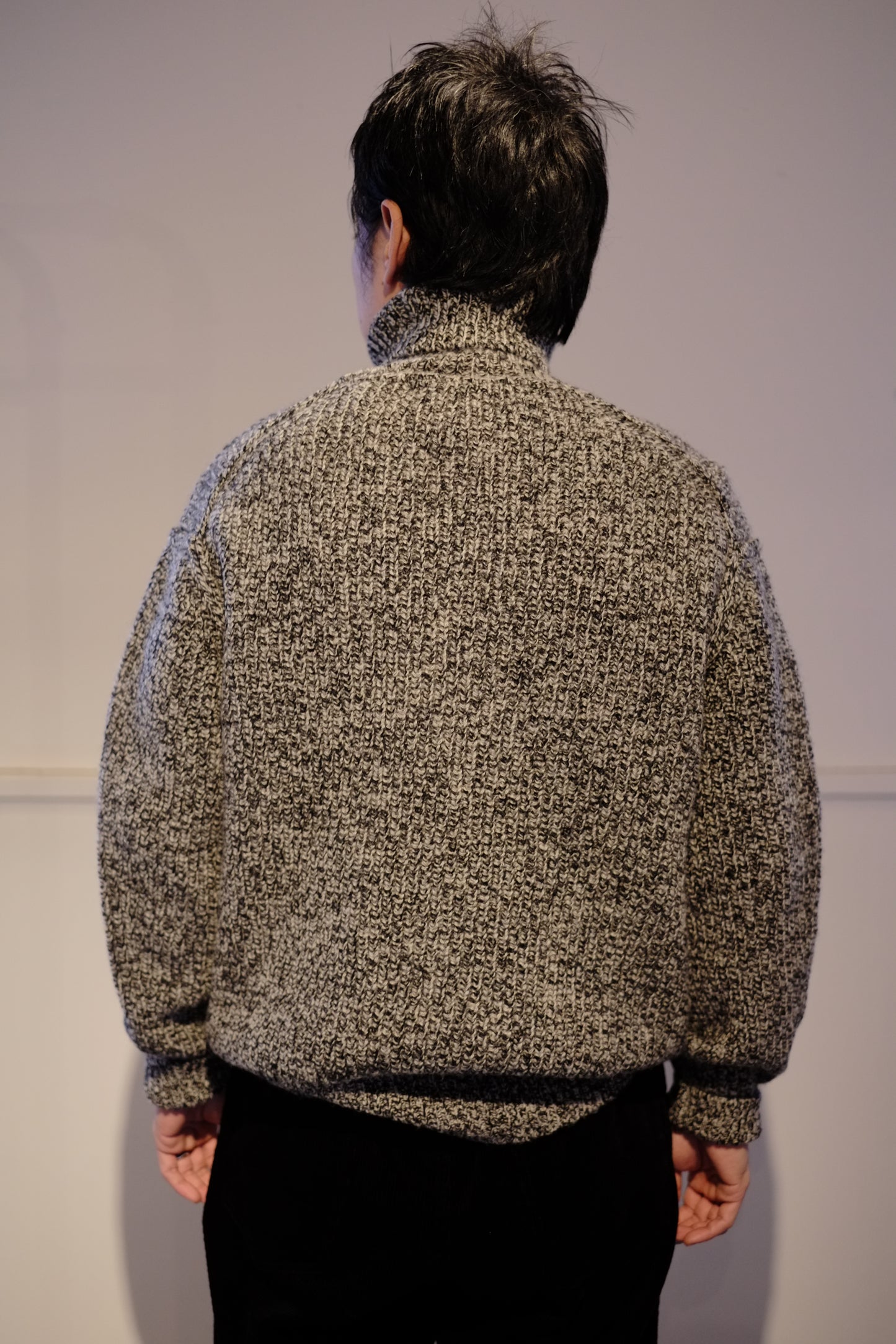 slopeslow / スロープスロー "turtle neck sweater"