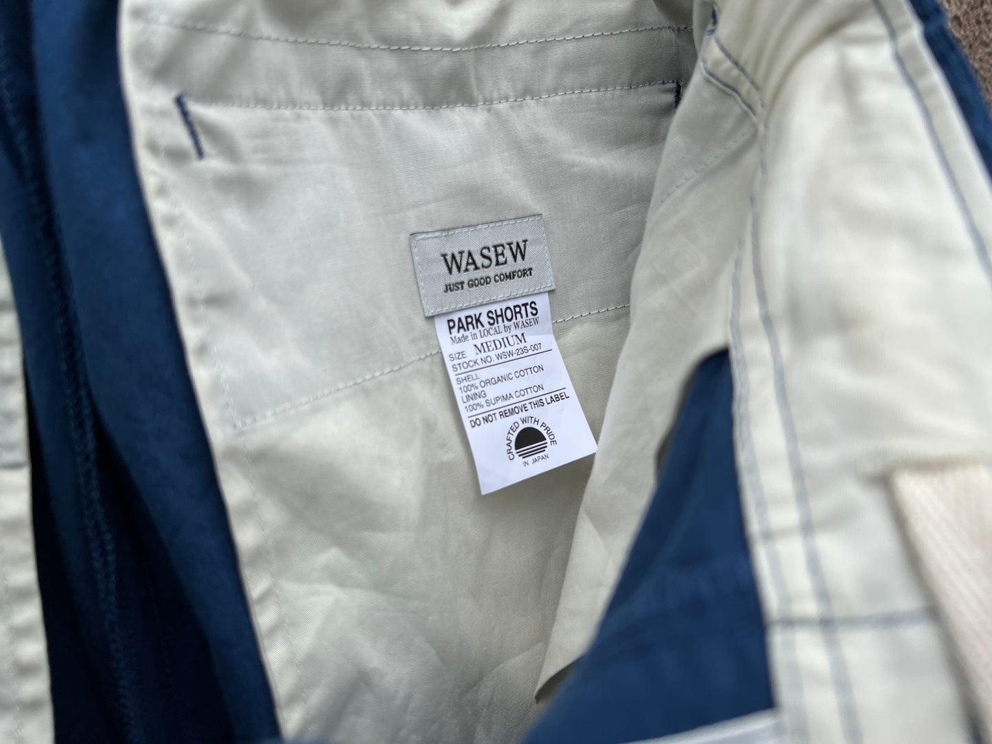WASEW / ワソー "色別注 PARK SHORTS"