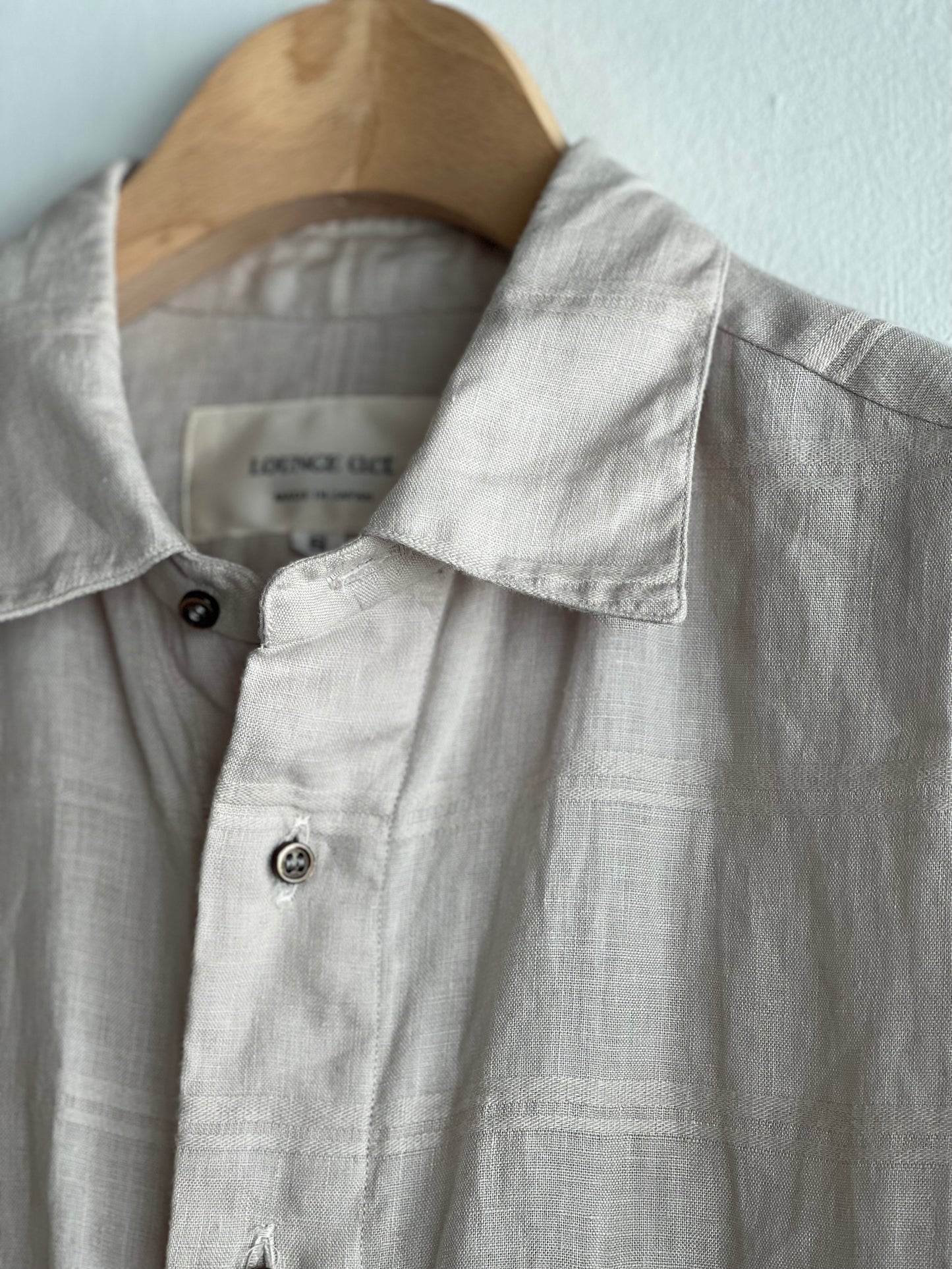 LOUNGE ACT / ラウンジアクト ”R Work Shirt” Shadow border