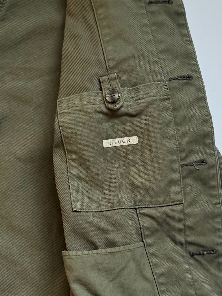 26SS HEUGN - COTTON over dye military / COAT091
