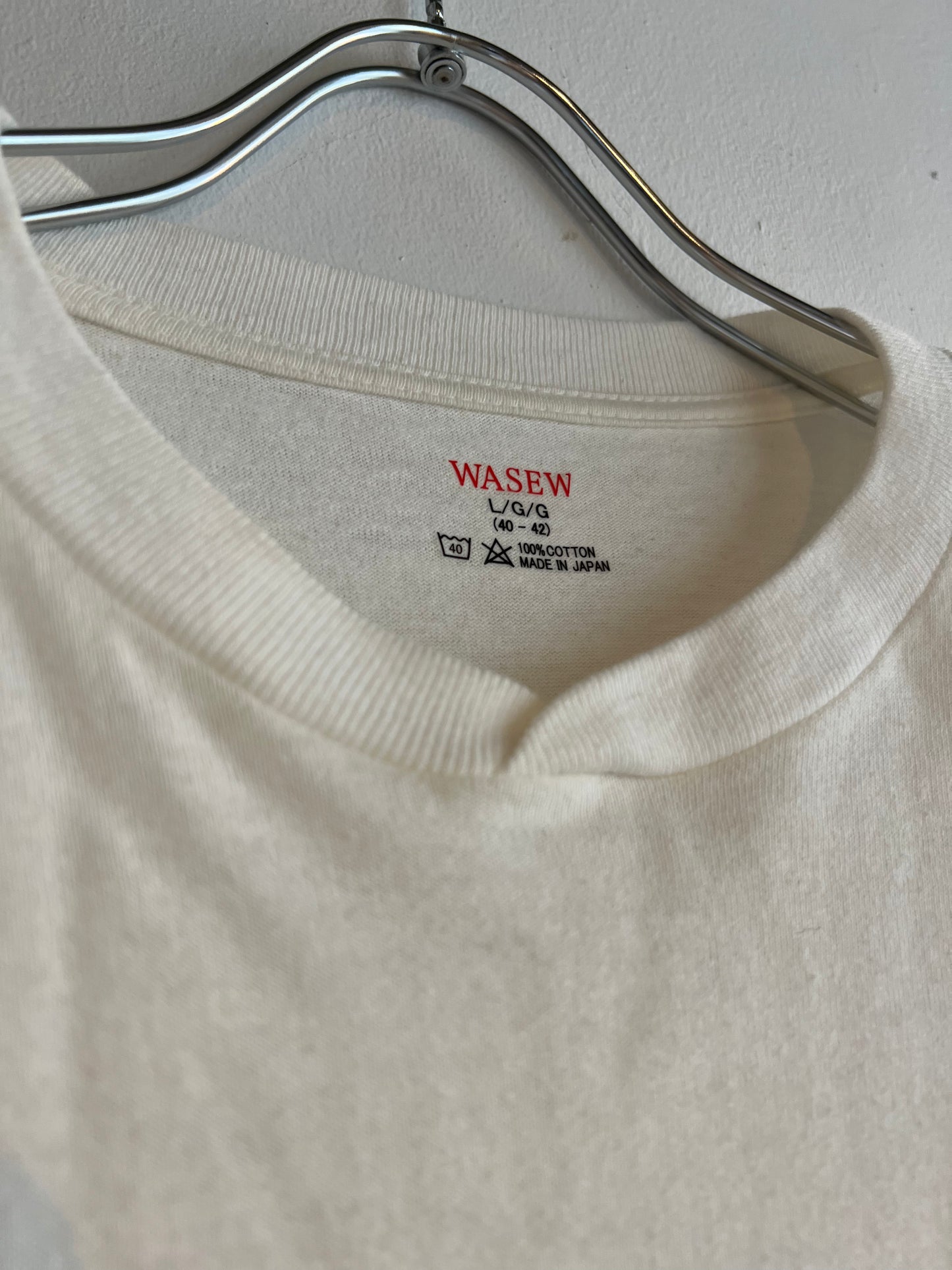 WASEW / ワソ- "CREW NECK L/S PACK TEE "