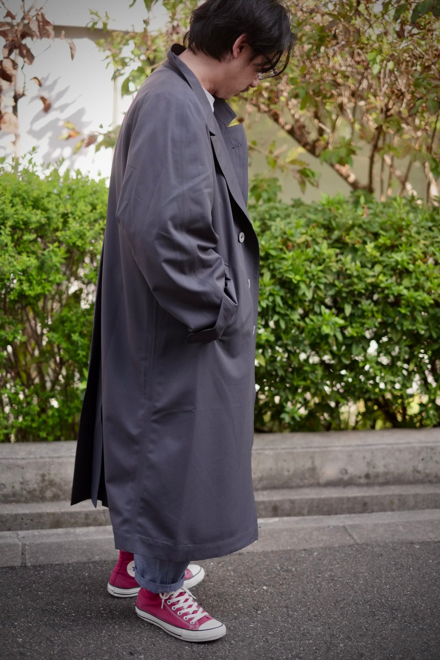 Motiv Mfg /モチーフ マニファクチャリング/ "Open Raglan Coat"