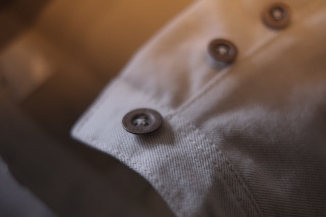 Igarashi Trousers RTW / 五十嵐トラウザーズ "White Denim 5P Trousers"