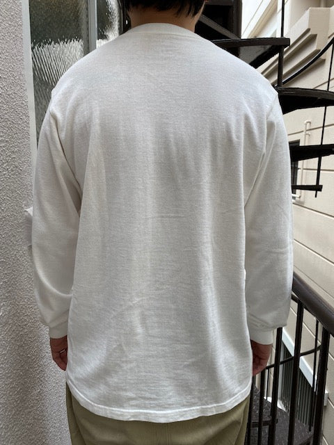 WASEW / ワソ- "CREW NECK L/S PACK TEE "