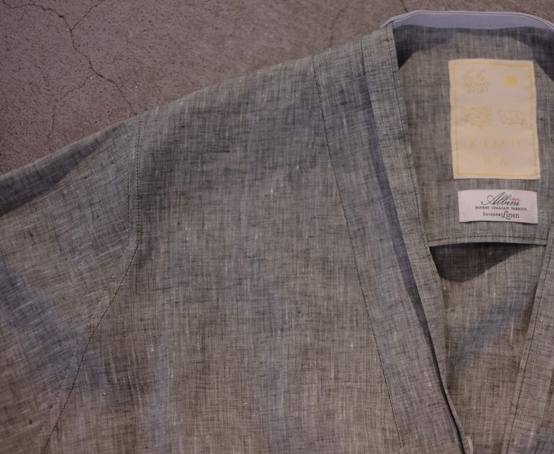 KIMURA / ALBINI LINEN CARDIGAN