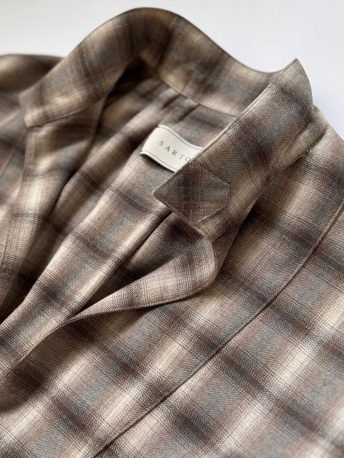 SARTO - SKIPPER SHIRT（OMBRE CHECK）
