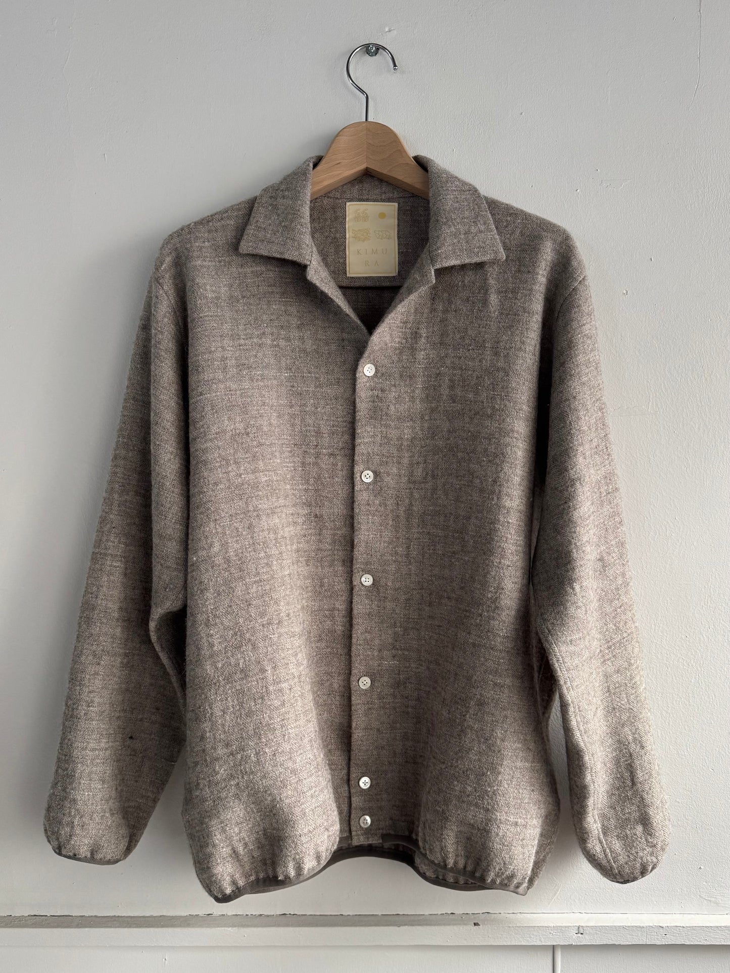 KIMURA - cardigan shirt with collar