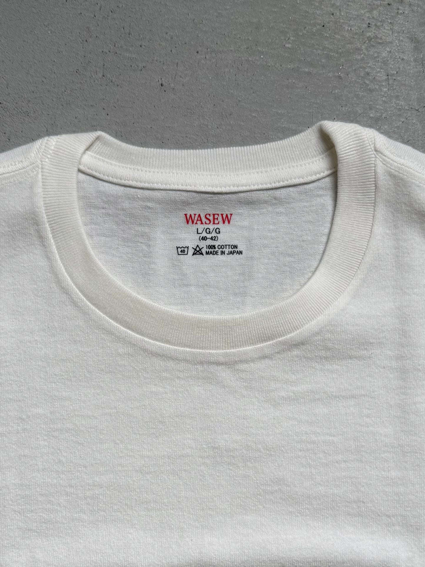 『 再入荷 』WASEW - CREW NECK S/S PACK TEE