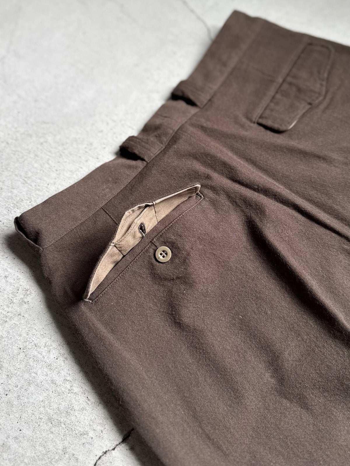 BAUTH - WOOL COTTON MILITARY PANTS