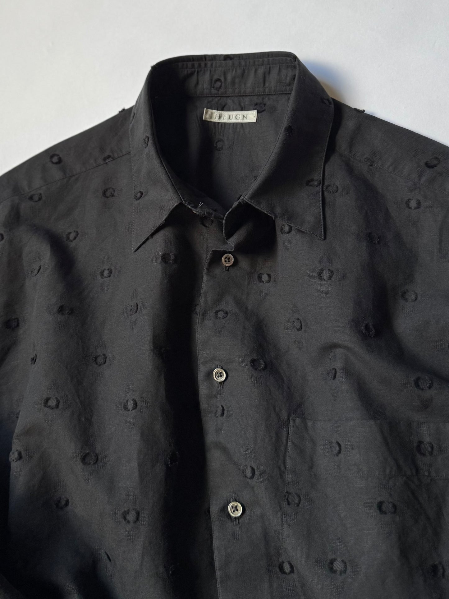 HEUGN - Alf linen jqd dot / SHIRT139